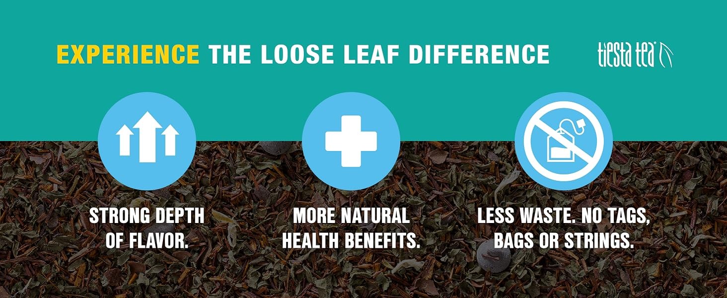 Cocoa Mint Chill Loose Leaf Tea, Chocolate Peppermint Herbal Rooibos Blend,
