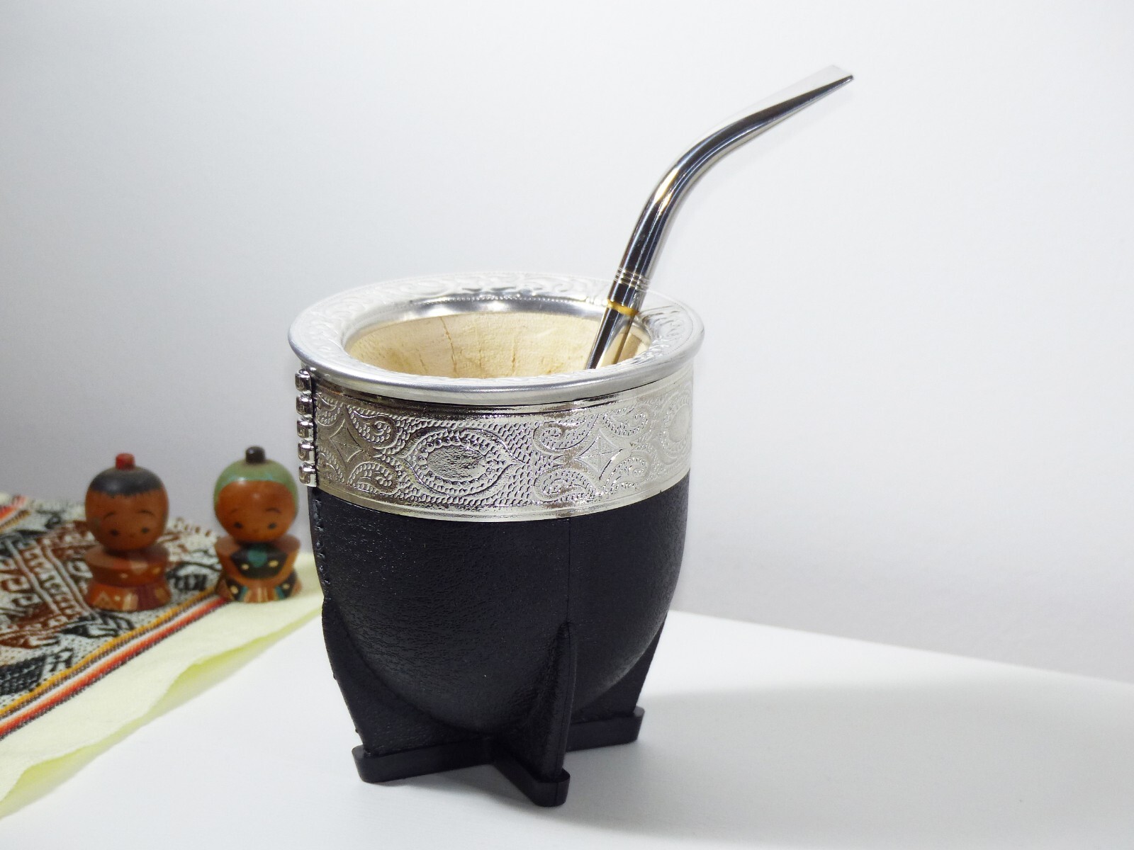 Imperial Mate Gourd + Straw + Gift – For Yerba Mate Tea – Handmade – Argentina