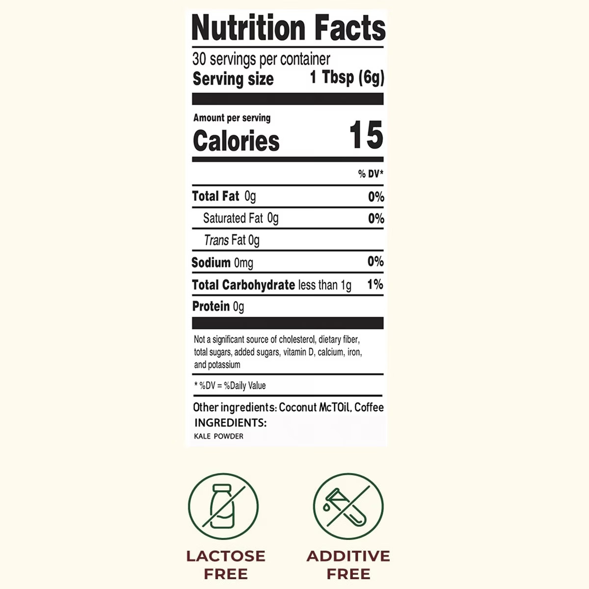 Kale Powder 6.35oz Finely Milled Kale Vegetable Powder