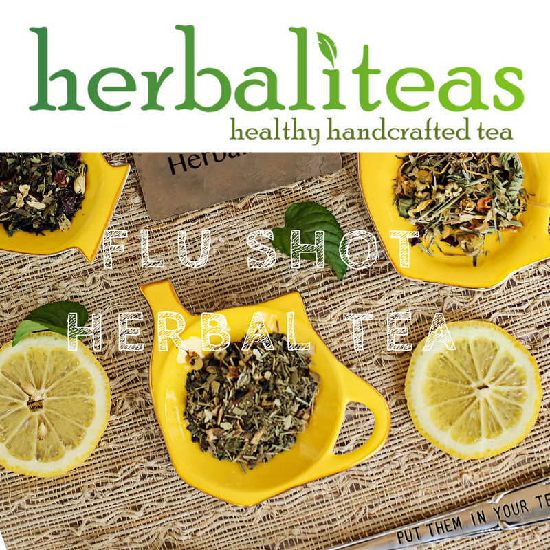 FLU SHOT HEALING Anti-Respiratory Herbal Loose Leaf Tea Blend 2 oz