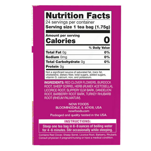 Ojibwa Tea 24 bags By Now Foods