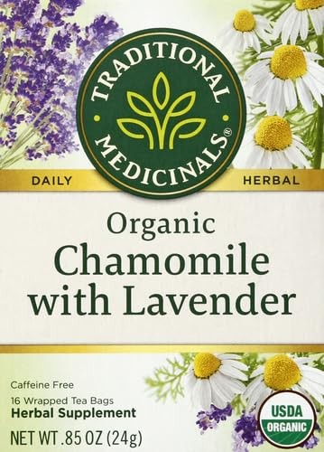 Organic Herbal Tea 16 Count Chamomile Lavender Lemon Balm Calm Digestive Rela…