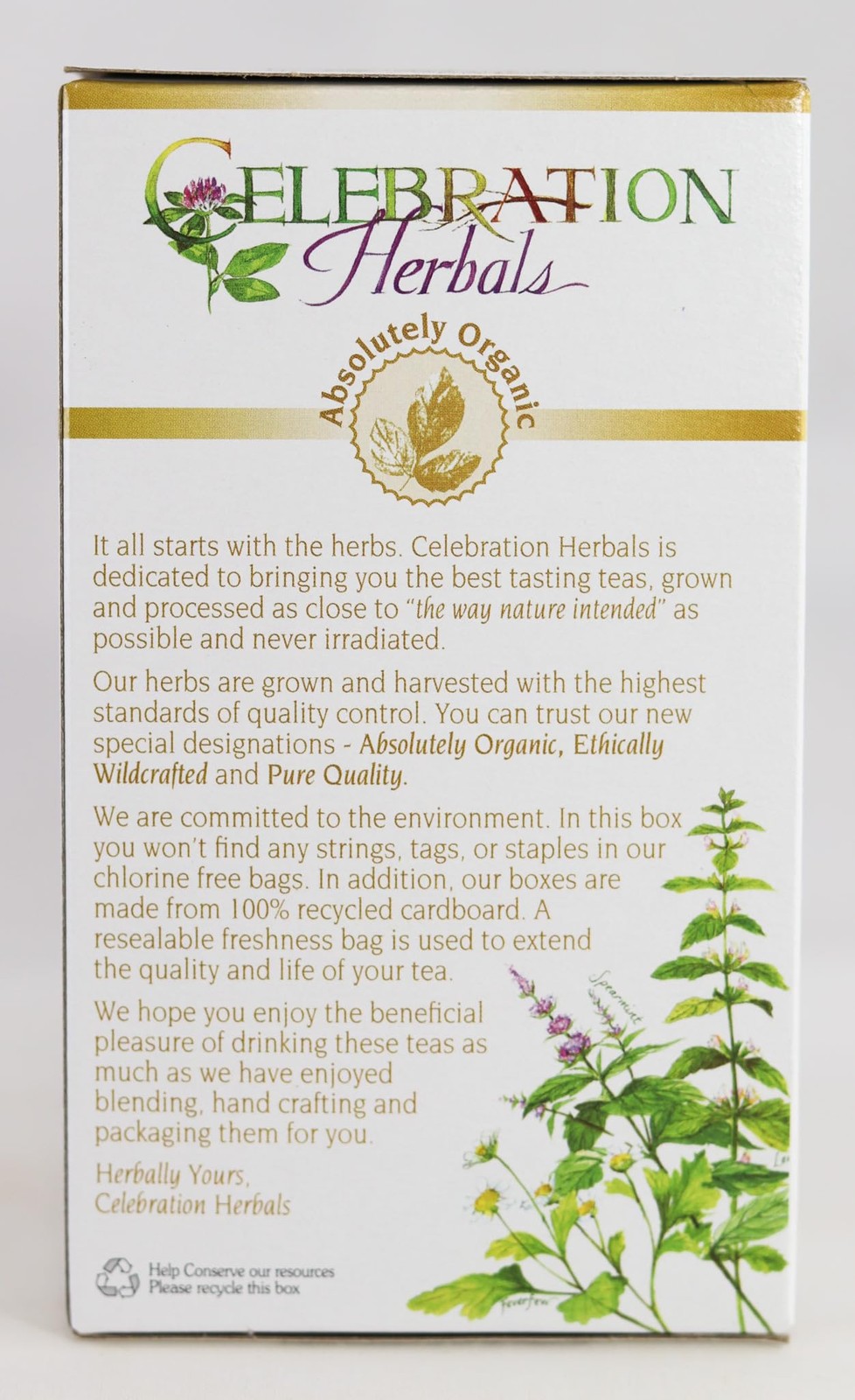 Celebration Herbals Organic Cornsilk Tea Caffeine 24 Count (Pack of 1), Green