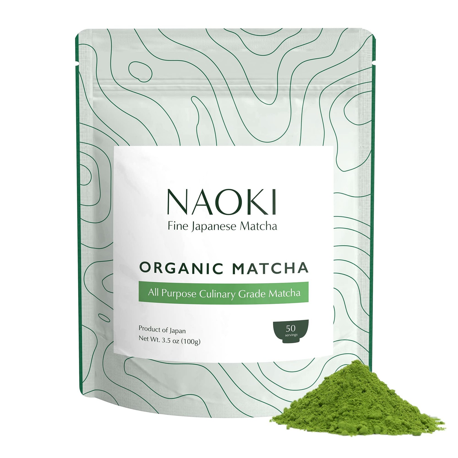 Naoki Matcha Organic All Purpose Blend – Authentic Japanese Culinary Grade Ma…