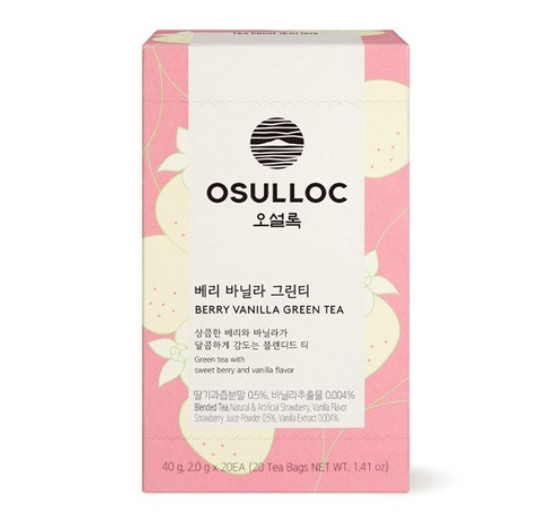 Osulloc Jeju Pure Green Tea Bags 2g 20 Bags 1 Pack