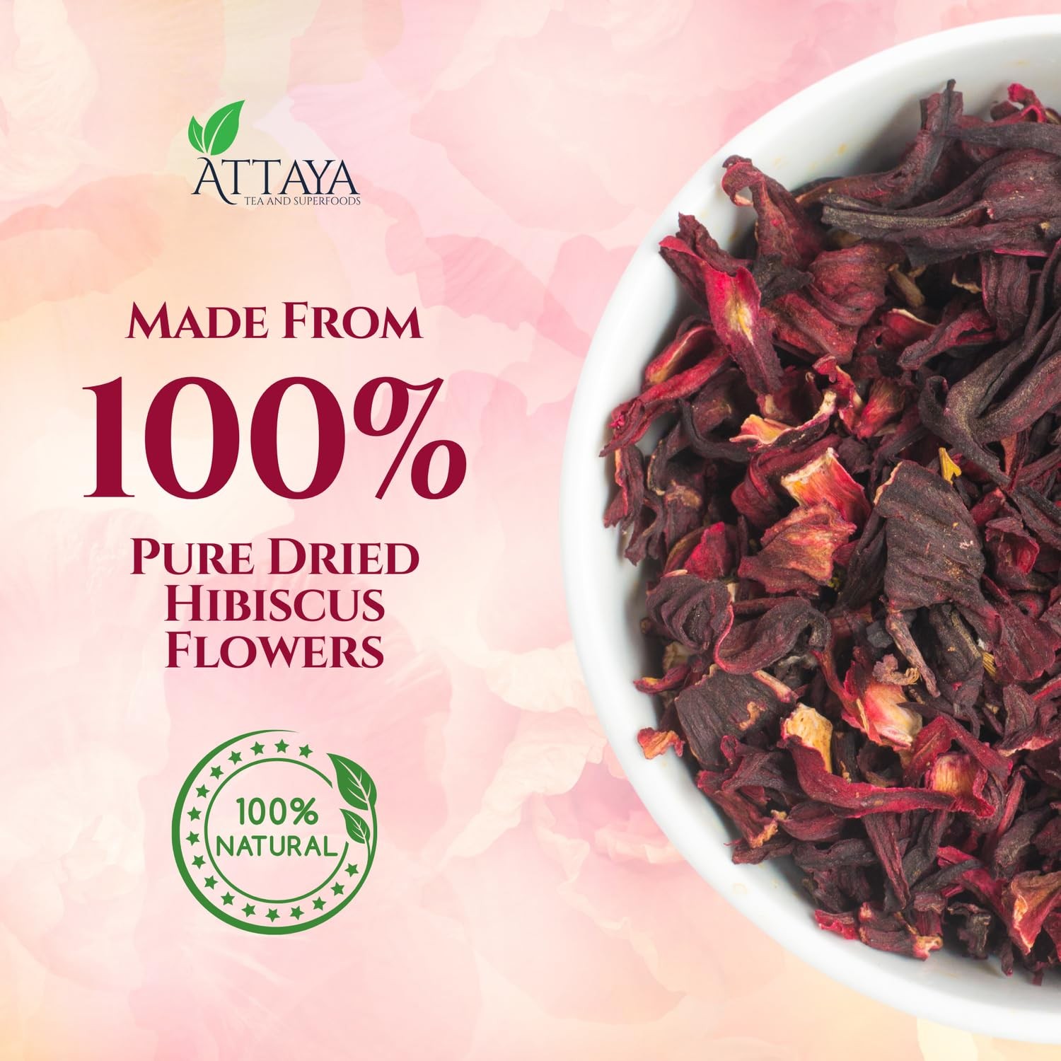 Hibiscus Loose Flowers | Flor de Jamaica | 16oz Flores sueltas de hibisco
