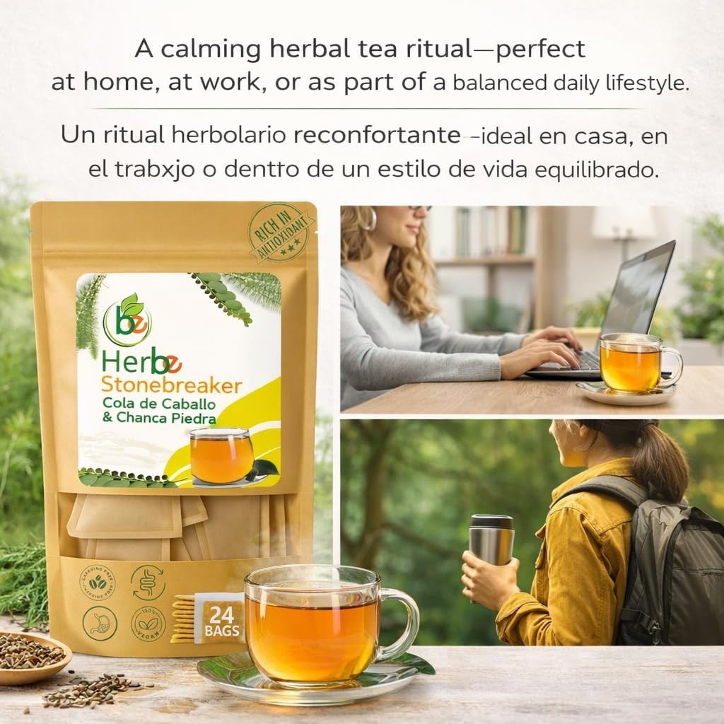 Chanca Piedra & Horsetail (Cola de Caballo) Herbal Tea – By BexpertsUSA