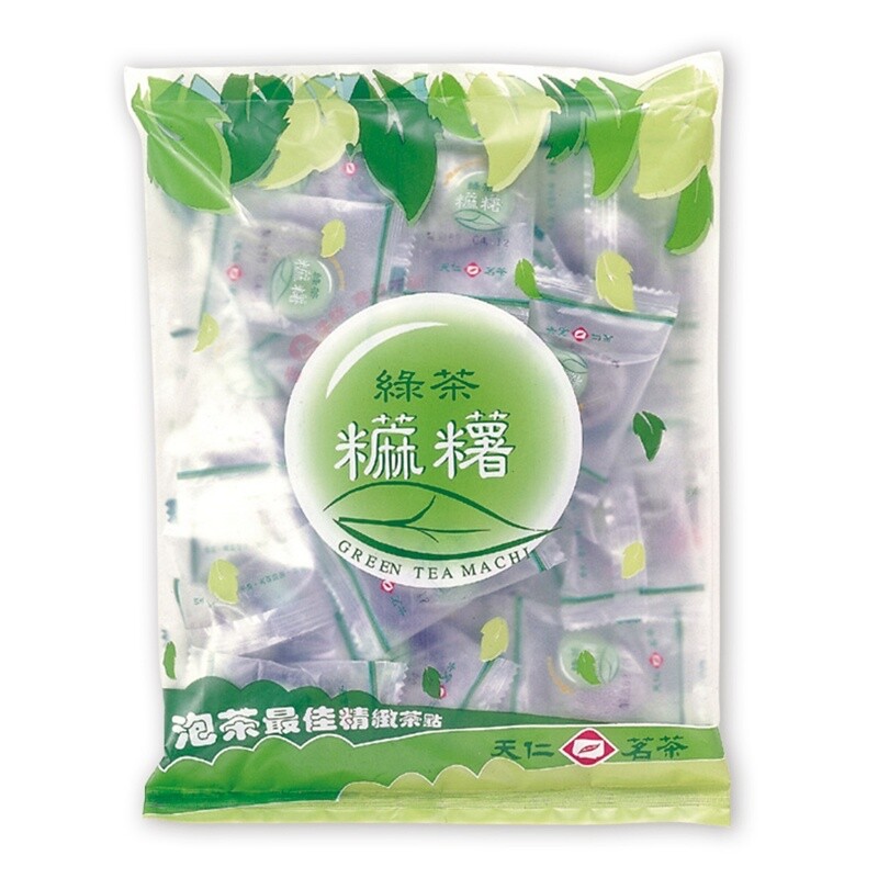 天仁茗茶 Ten Ren’s Tea Green Tea Machi Red Bean Flavor, Green Tea Flavor 360g 綠茶麻糬