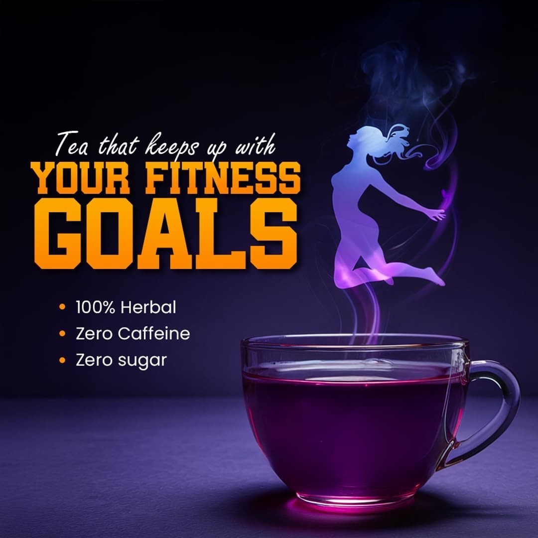 BLUE TEA Slimming Tea 30 Tea Bag Plant Based Get Slimmer Tummy Weight Management