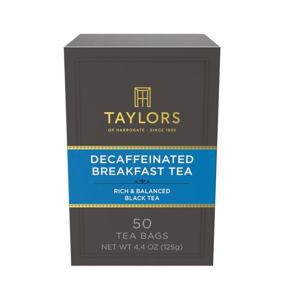 Naturally Decaffeinated African Black Tea – Pillow Bags, 50 Count, Mildly Sweet