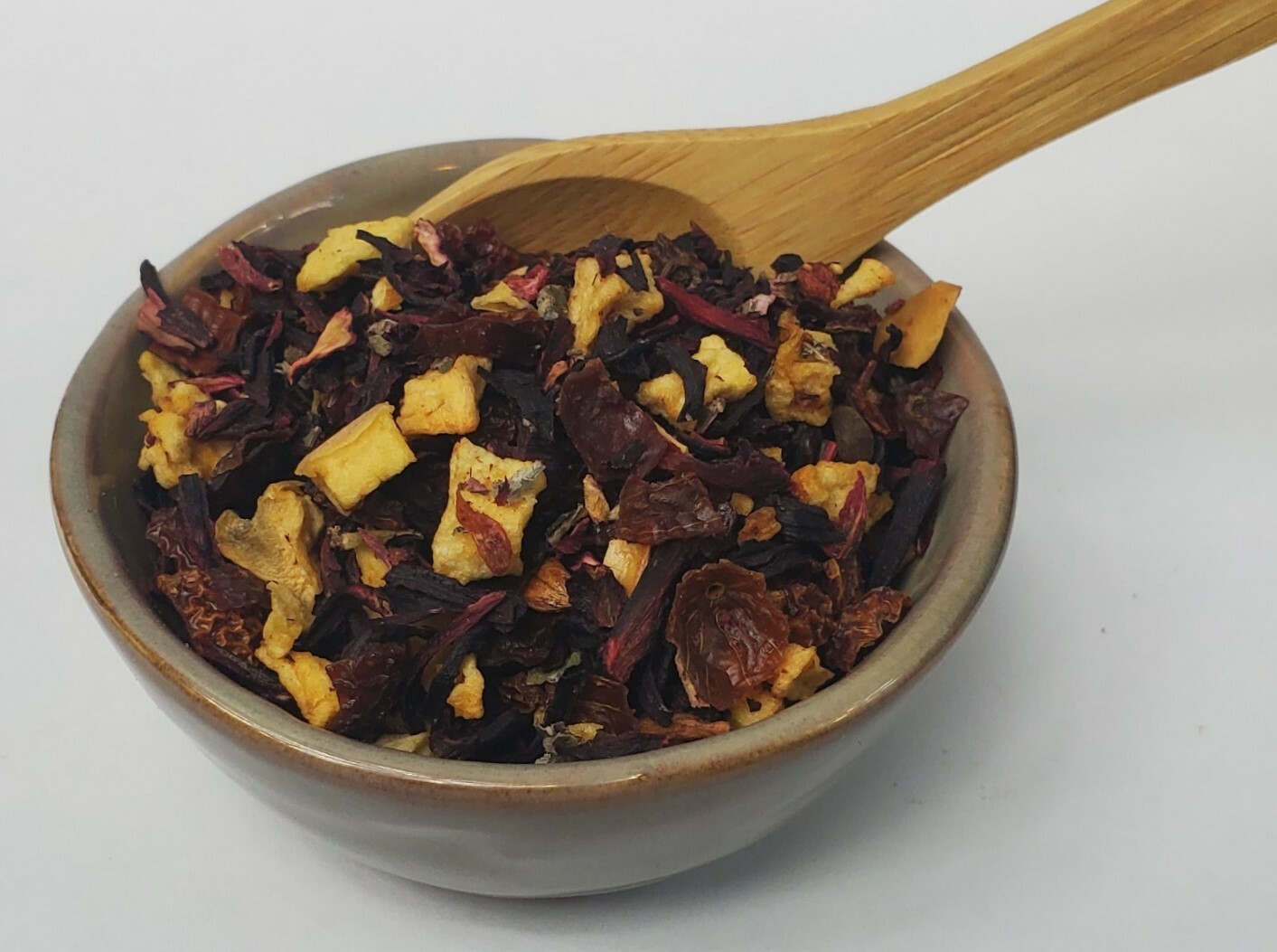 Wild Strawberry Loose Leaf Herbal Tea Hibiscus Apple Raspberry Rhubarb aroma
