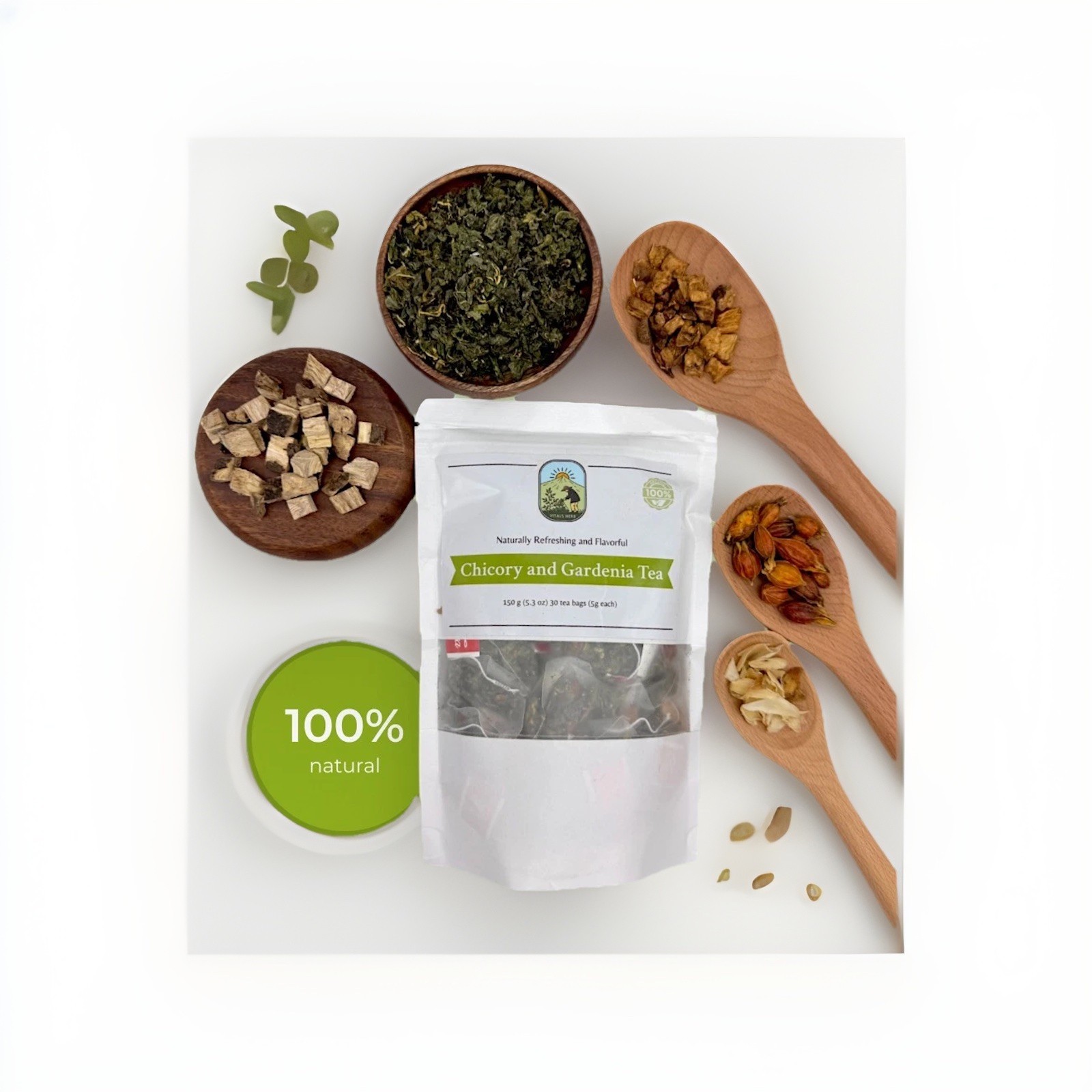 Winter SALE Chicory And Gardenia Tea