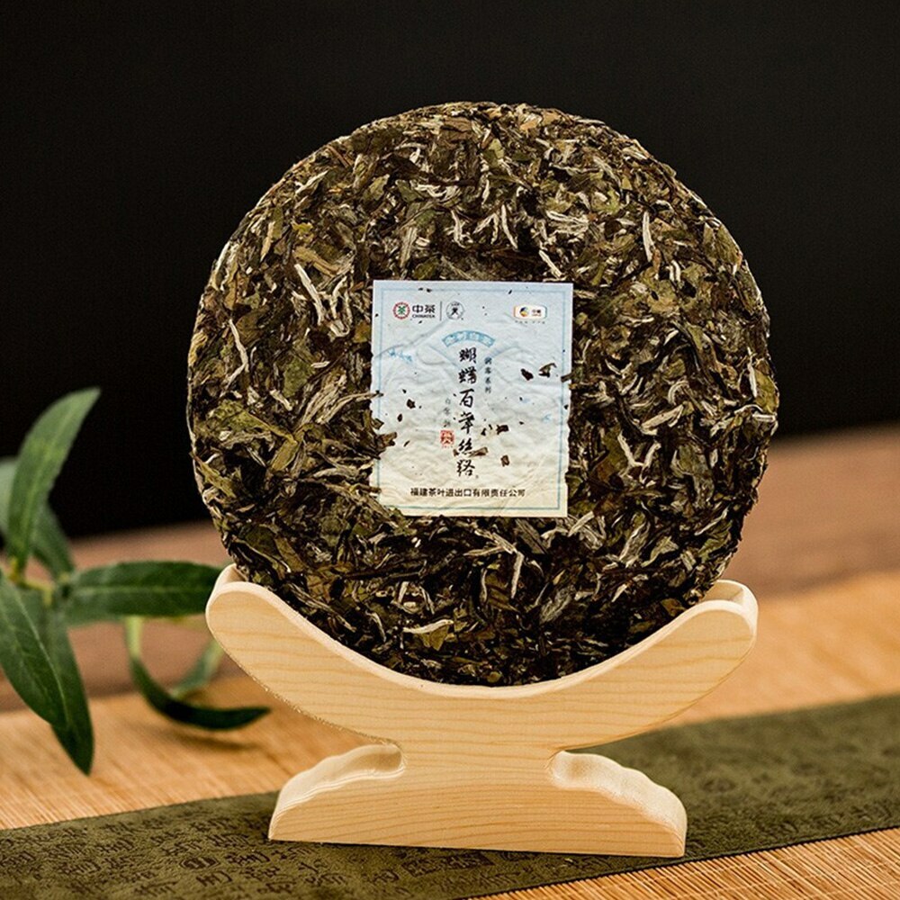 Zhongcha Bai Mu Dan White Tea Cake 357g Natural Herbal Chinese Silk Road Tea