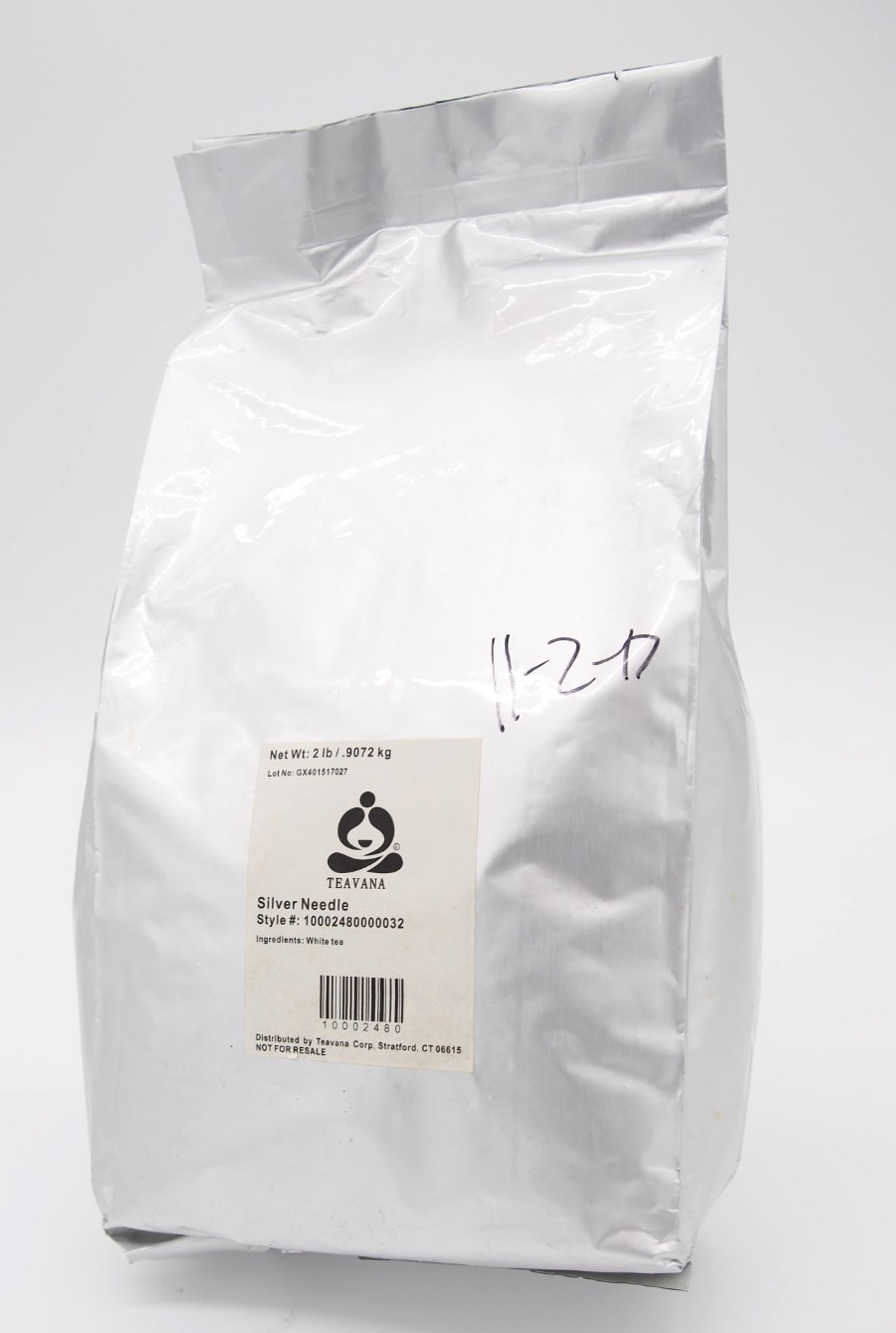 TEAVANA Original SILVER NEEDLE Bagged White Loose Tea 2lb/ 32oz FACTORY SEALED