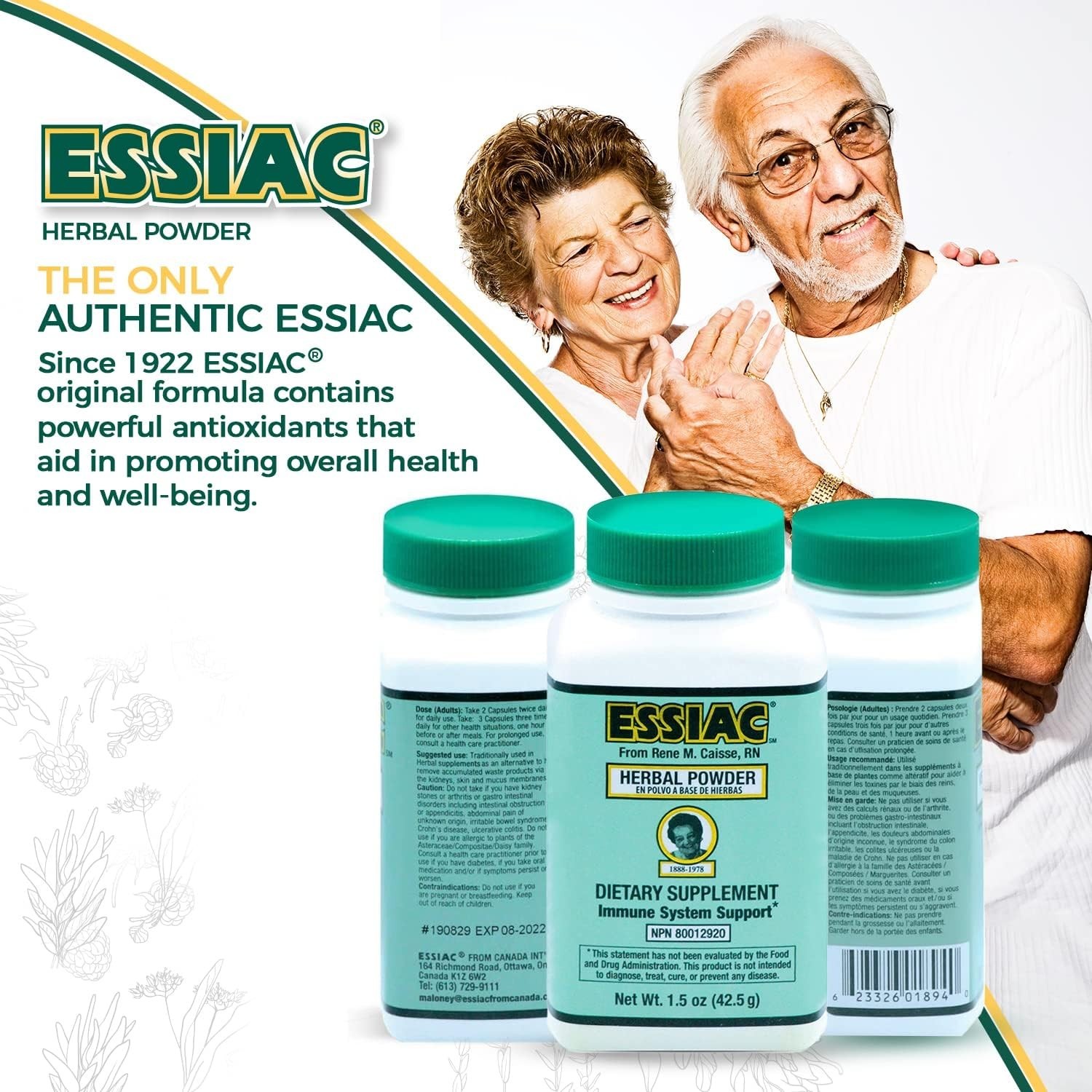 Essiac Herbal Powder (1.5 oz) – Powerful Antioxidant Tea Formula Since 1922