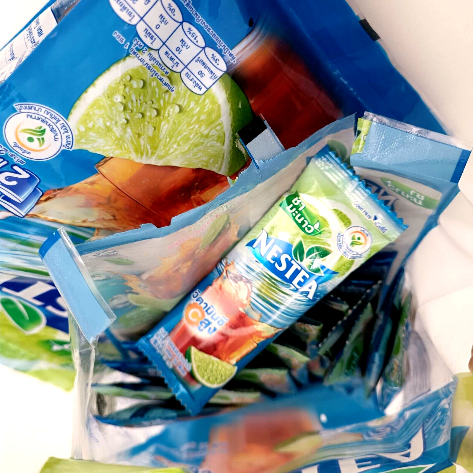 Nestea Instant Iced Tea Thai herbal Lemon Flavour fresh vitamin C set x2