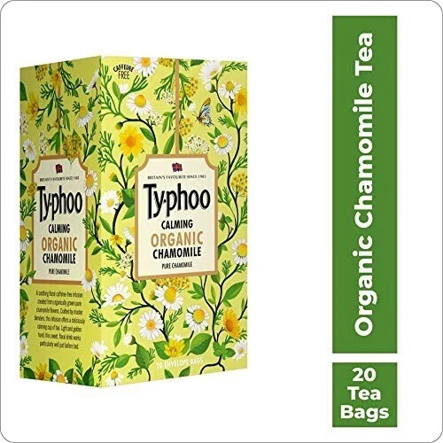 Ty-phoo Calming Organic Chamomile Caffeine Free Tea Bags (20 Tea Bags),24 Gm
