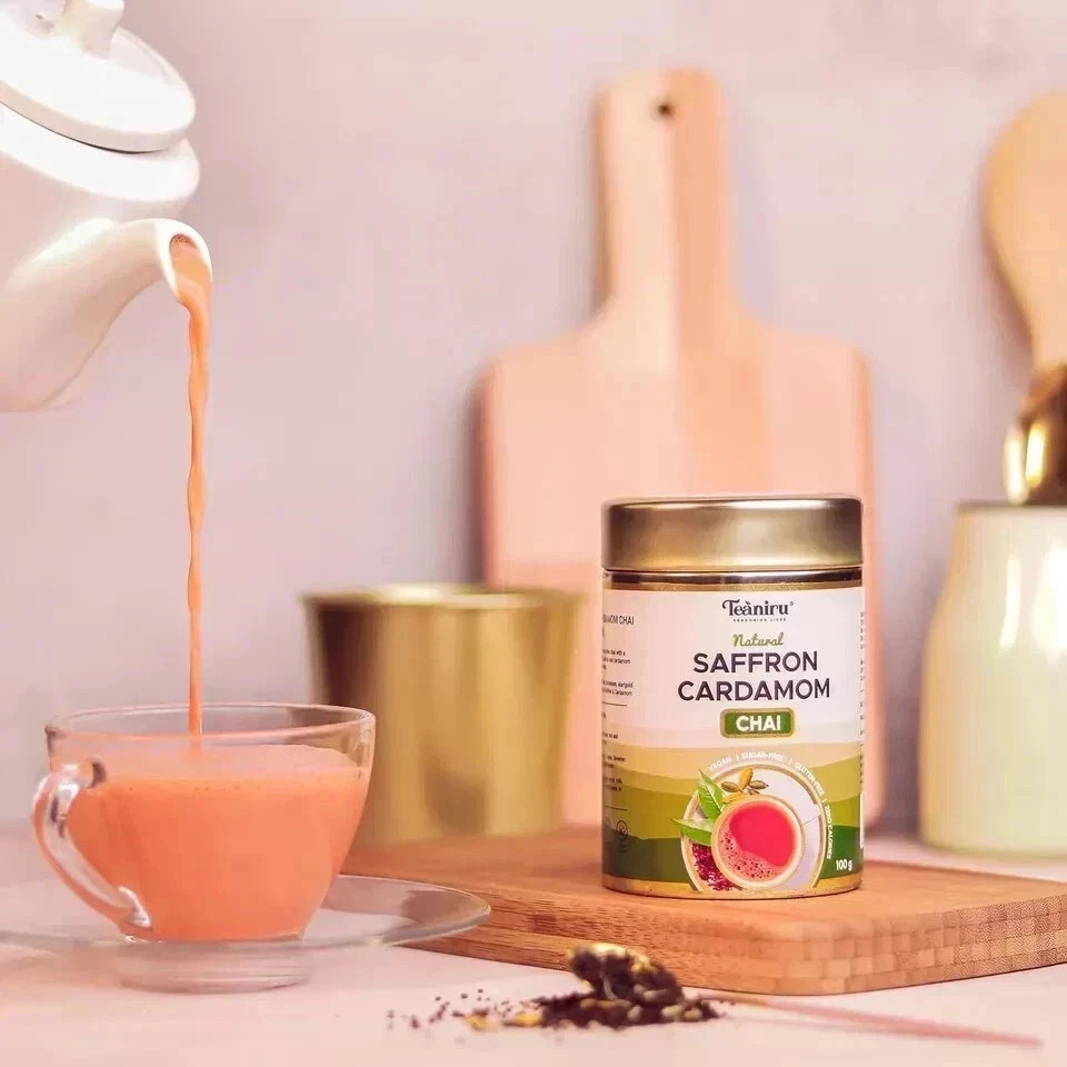 Teaniru, Saffron Cardamom Chai – 100g