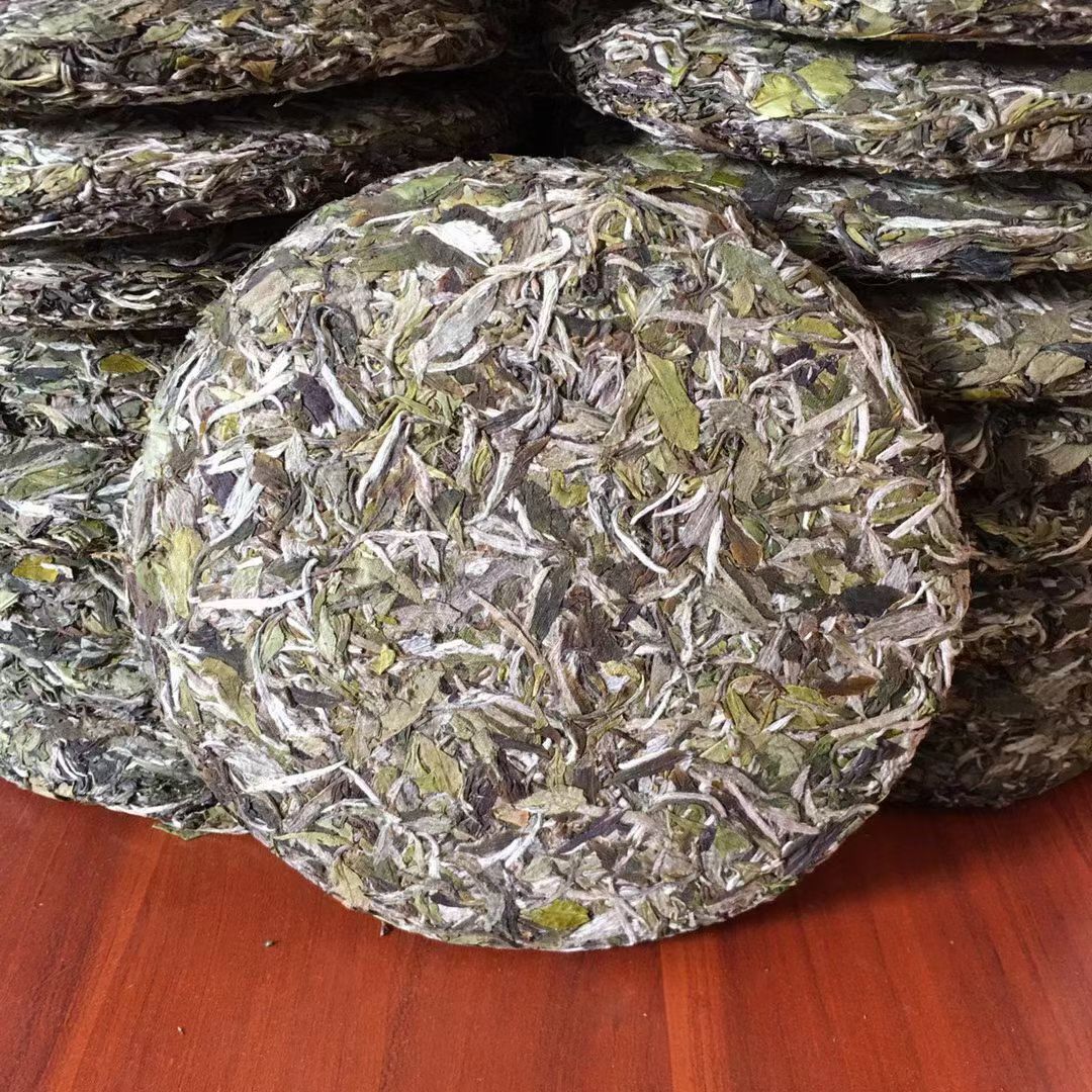 Organic White Tea Bai Mu Dan Peony Natural Premium Cake 300g