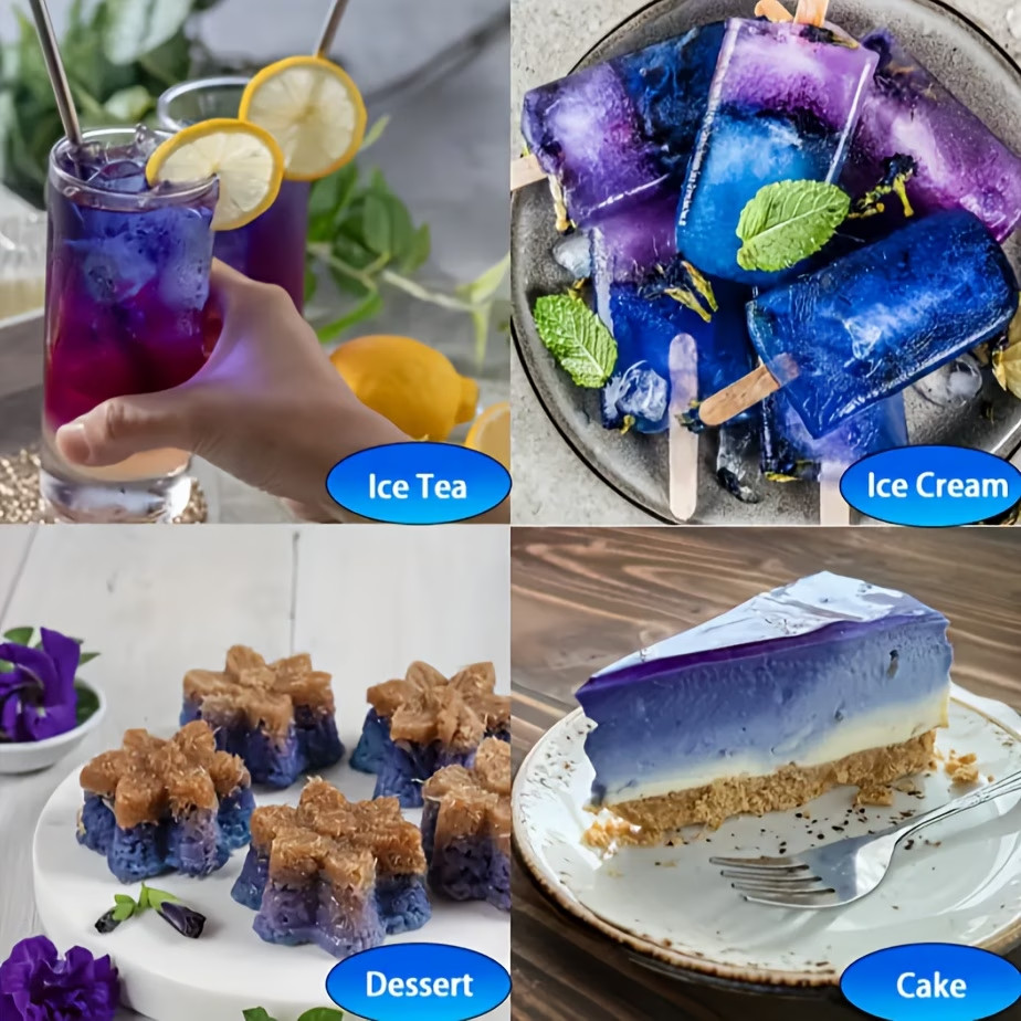 Nature High-grade Butterfly Pea Flower Tea, Rich In Vitamin A, C, E Vegan