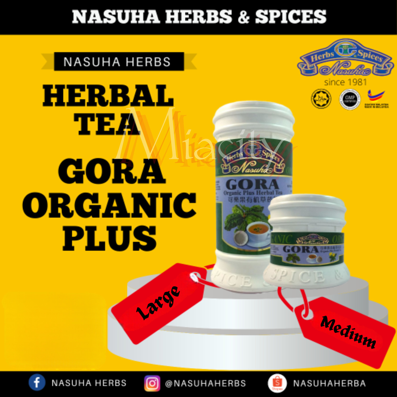 Herbs Spices 7 Flavours Organic Plus Herbal Tea 120g , 60g