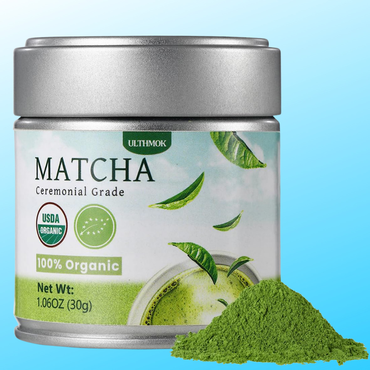 Ceremonial Grade Matcha Powder Matcha Green Tea Powder 1.06oz/30g 100% Organic