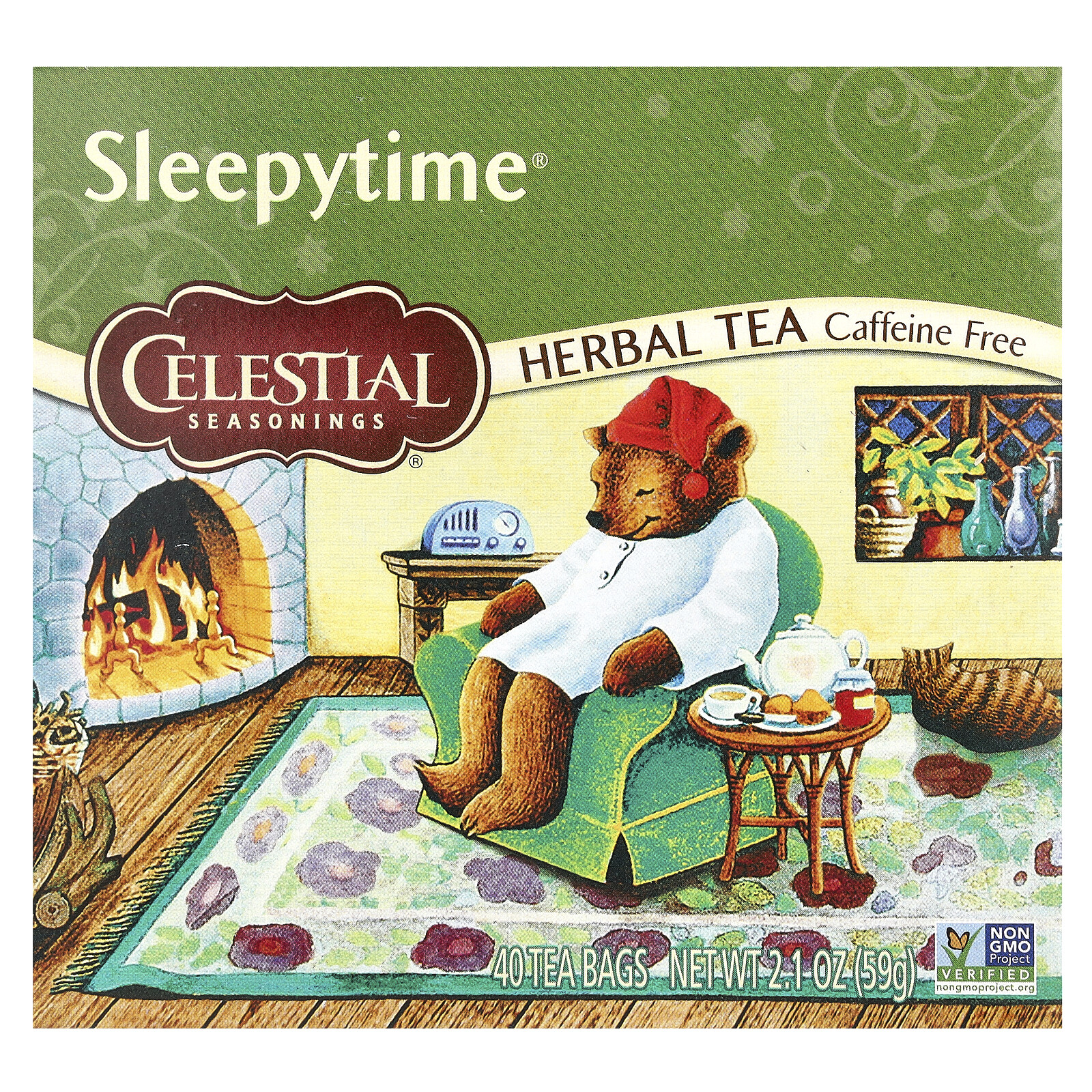 Herbal Tea, Sleepytime®, Caffeine Free, 40 Tea Bags, 2.1 oz (59 g)
