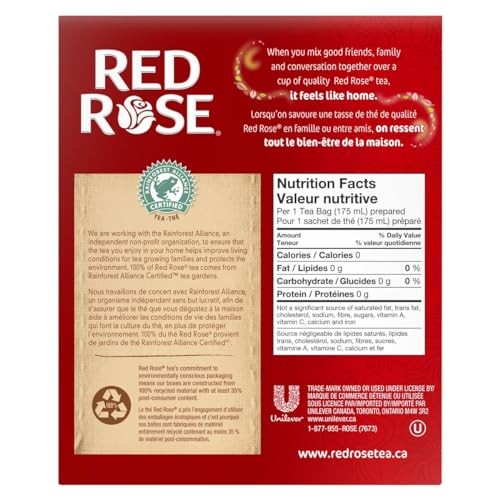Red Rose Orange Pekoe Tea (216) Assorted Sizes