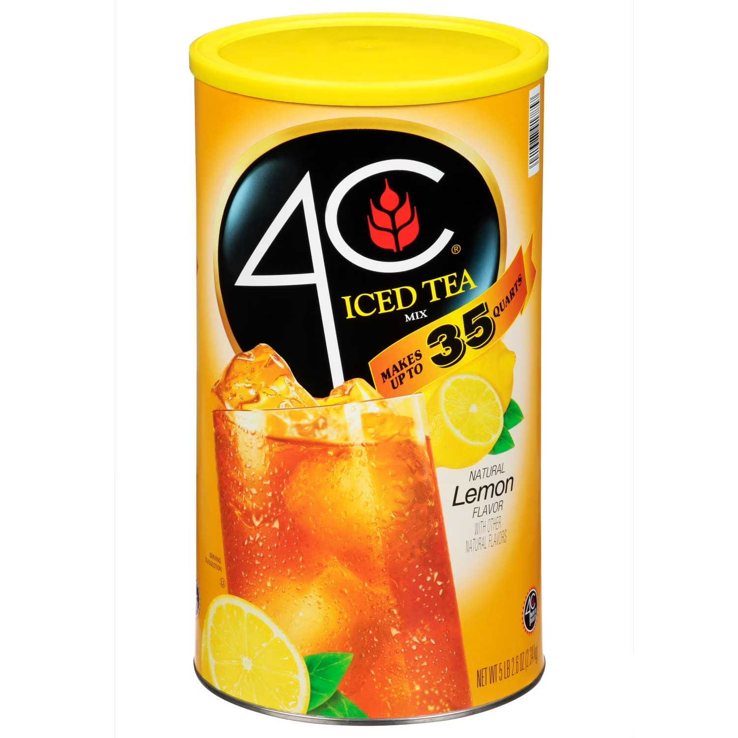 (2 pack) 4C Lemon Iced Tea Mix, 82.6oz