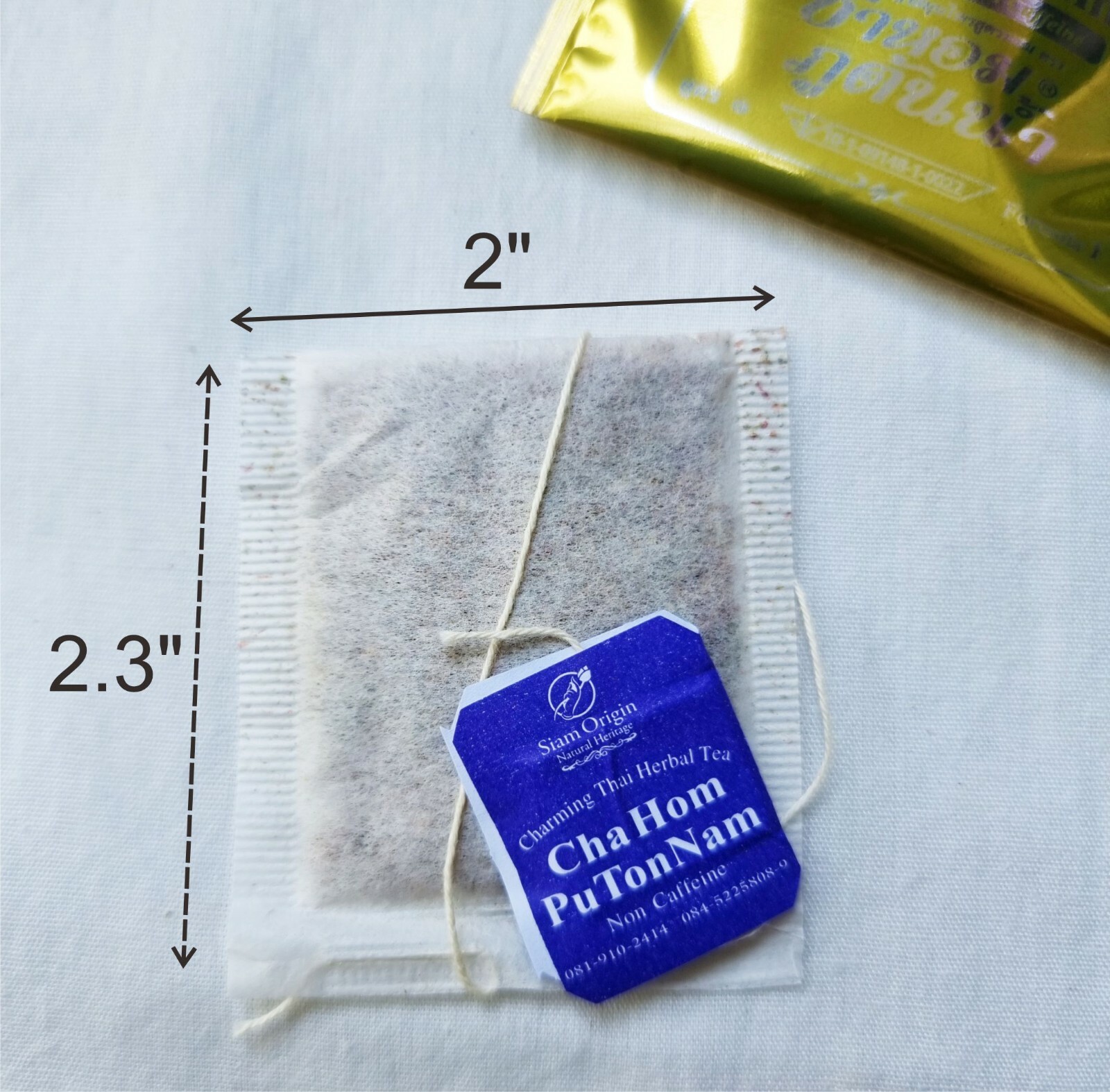 CHAHOM PuTonNam Thai Herbal Tea Non-Caffeine Formula1 2grams/50 tea bags