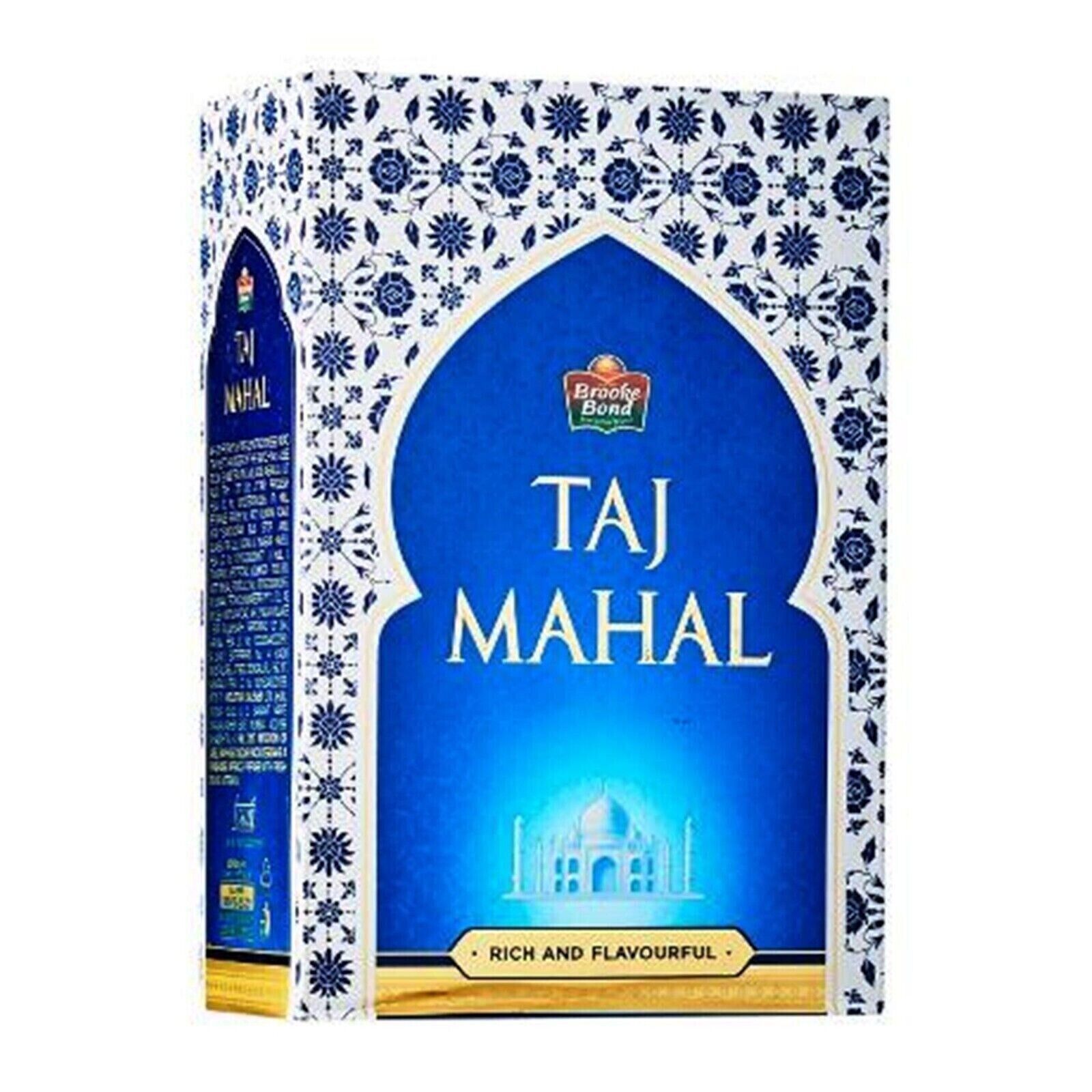 4 x Taj Mahal Tea 500g Darjeeling India Brand Brooke Bond Original Assam Chai