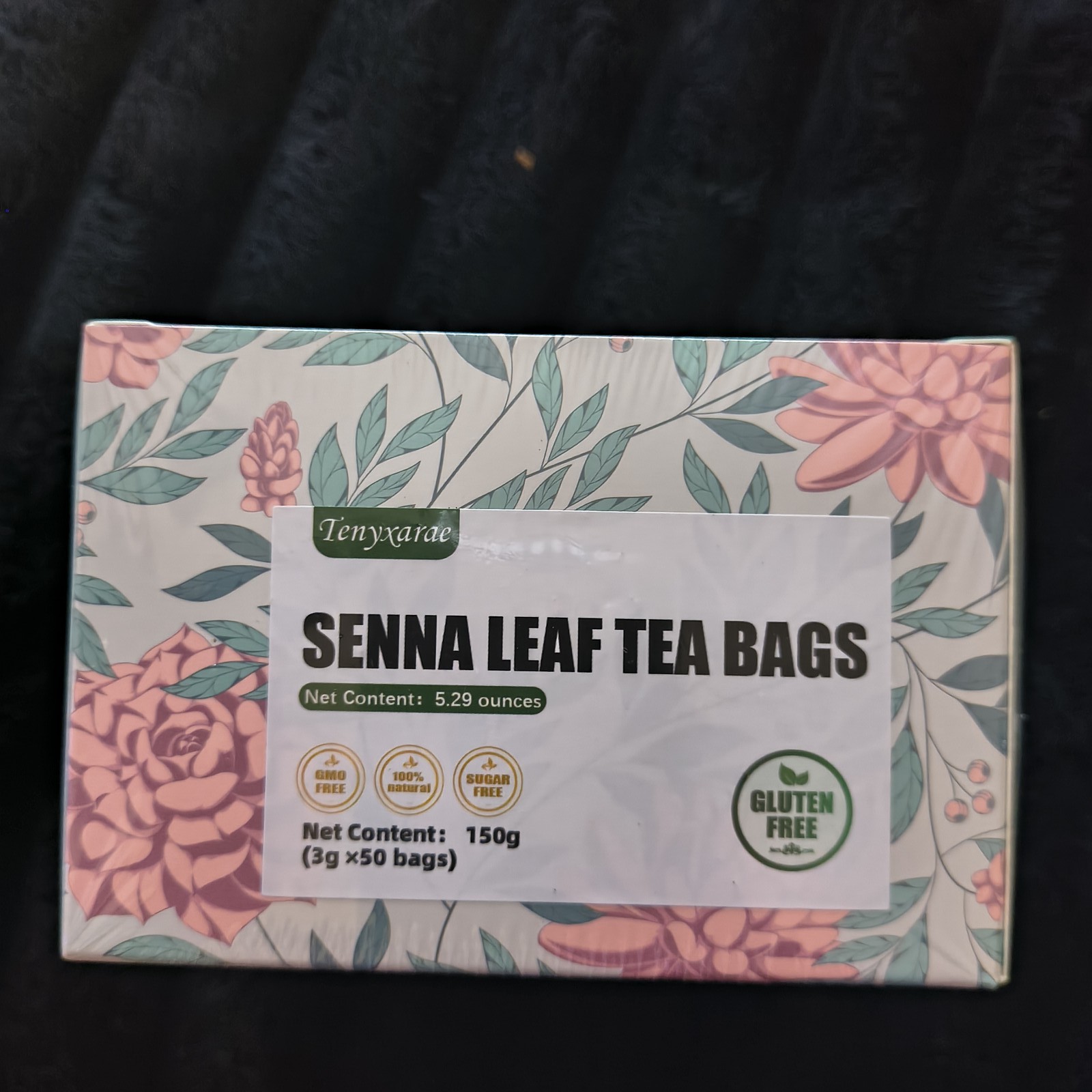 FreshDrinkUS Premium 50 Senna Leaf Tea Bags 100% Natural Pure Herbal
