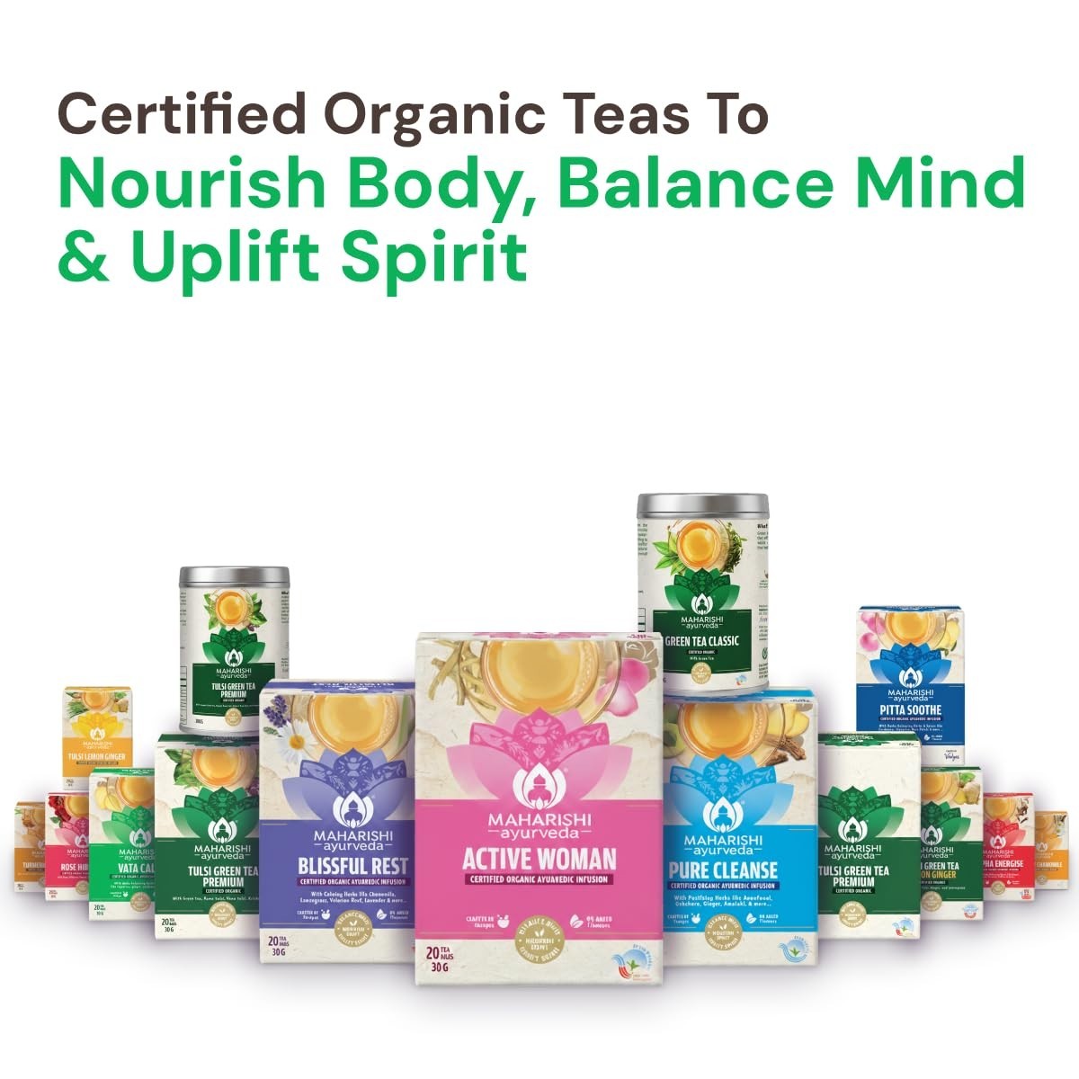 Maharishi Ayurveda All Natural Vata Calm Herbal Tea, 20 Tea Bag