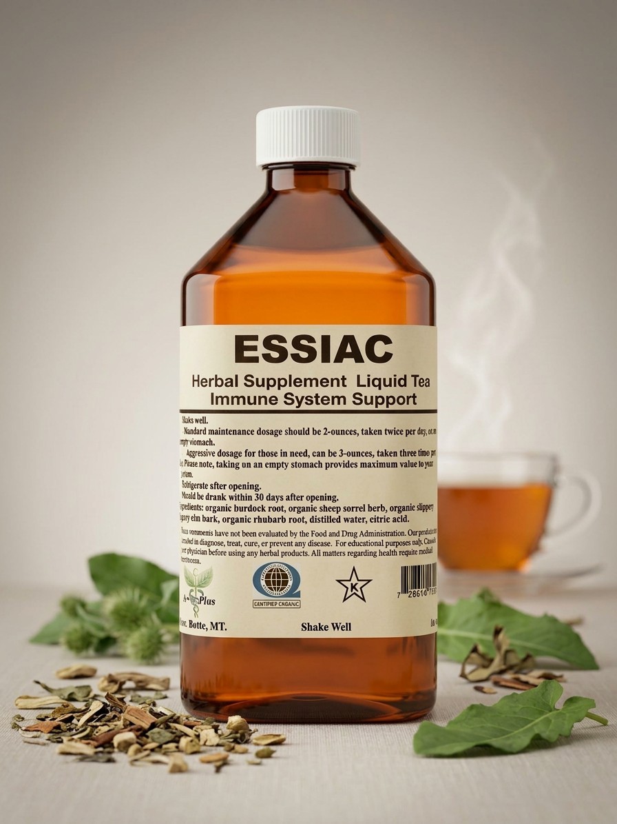 Essiac Tea – Original Recipe – Two 16 Ounce Bottles