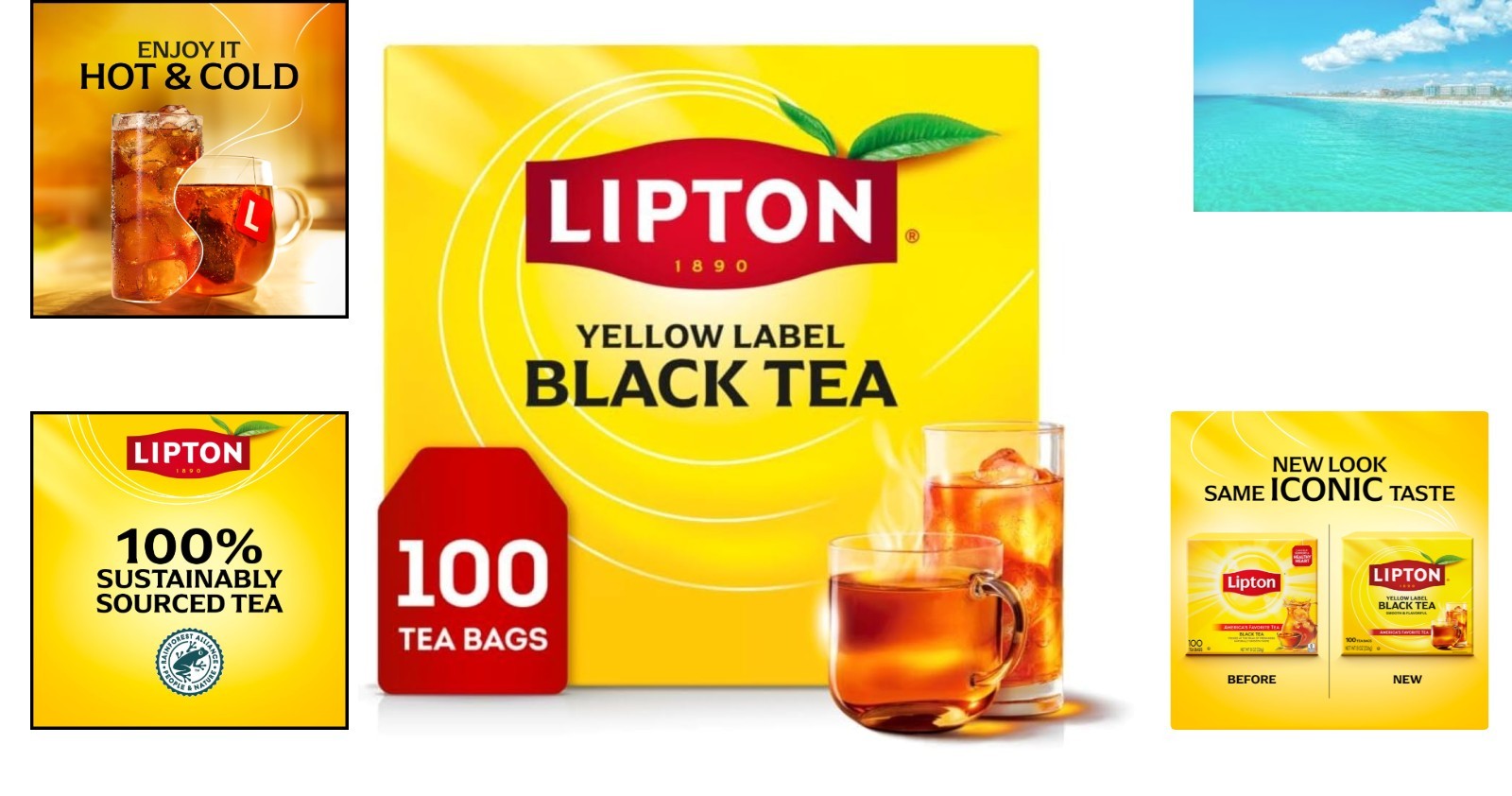Sustainable High Caffeine Black Tea Bags – 100 Count for Anytime Indulgence