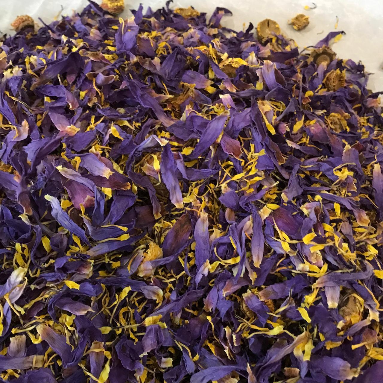 Ceylon Blue Lotus Flower Nymphaea Caerulea Dried Organic Flowers Egyptian Tea