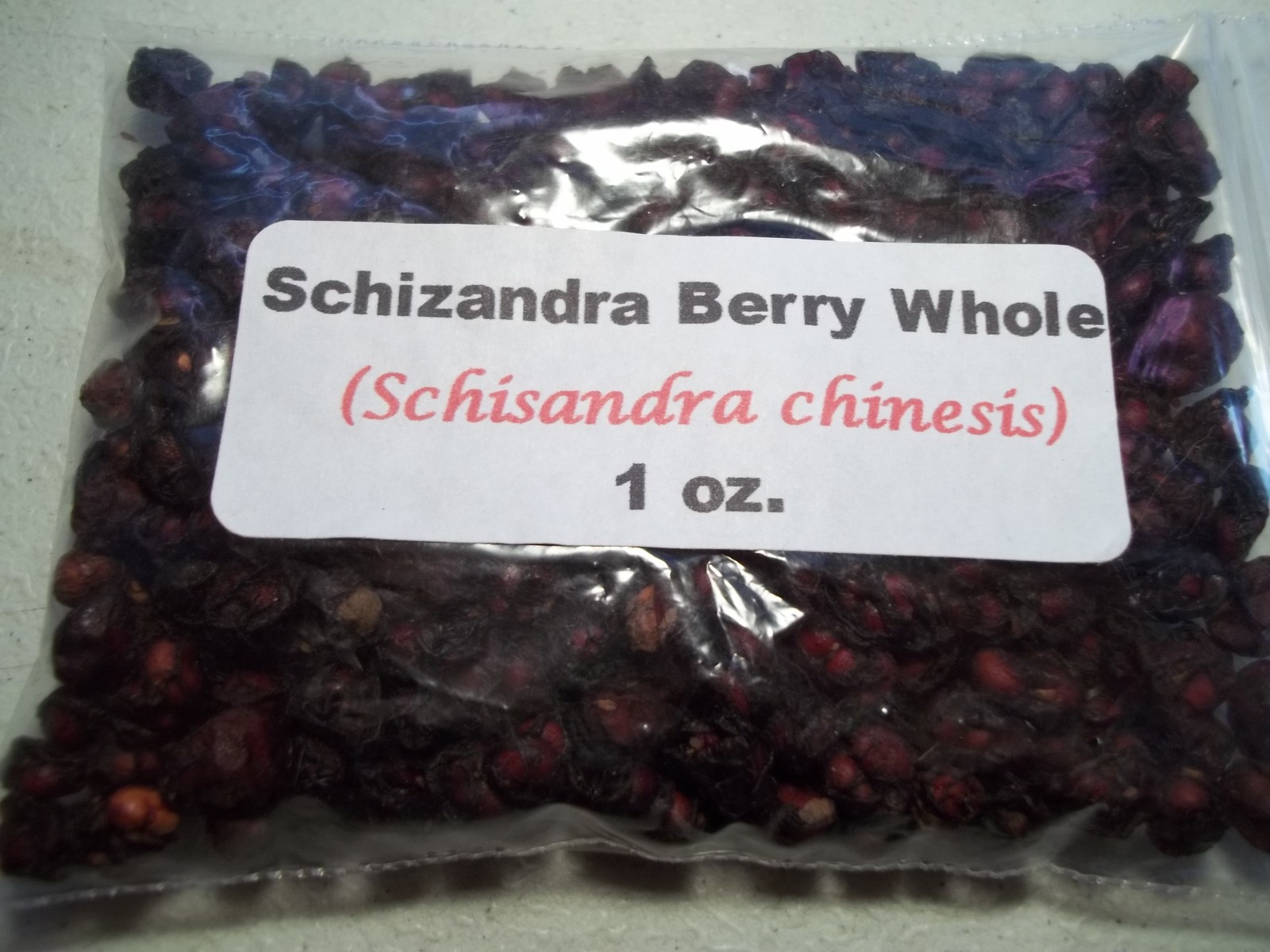 1 oz. Schizandra Berry Whole (Schisandra chinesis)
