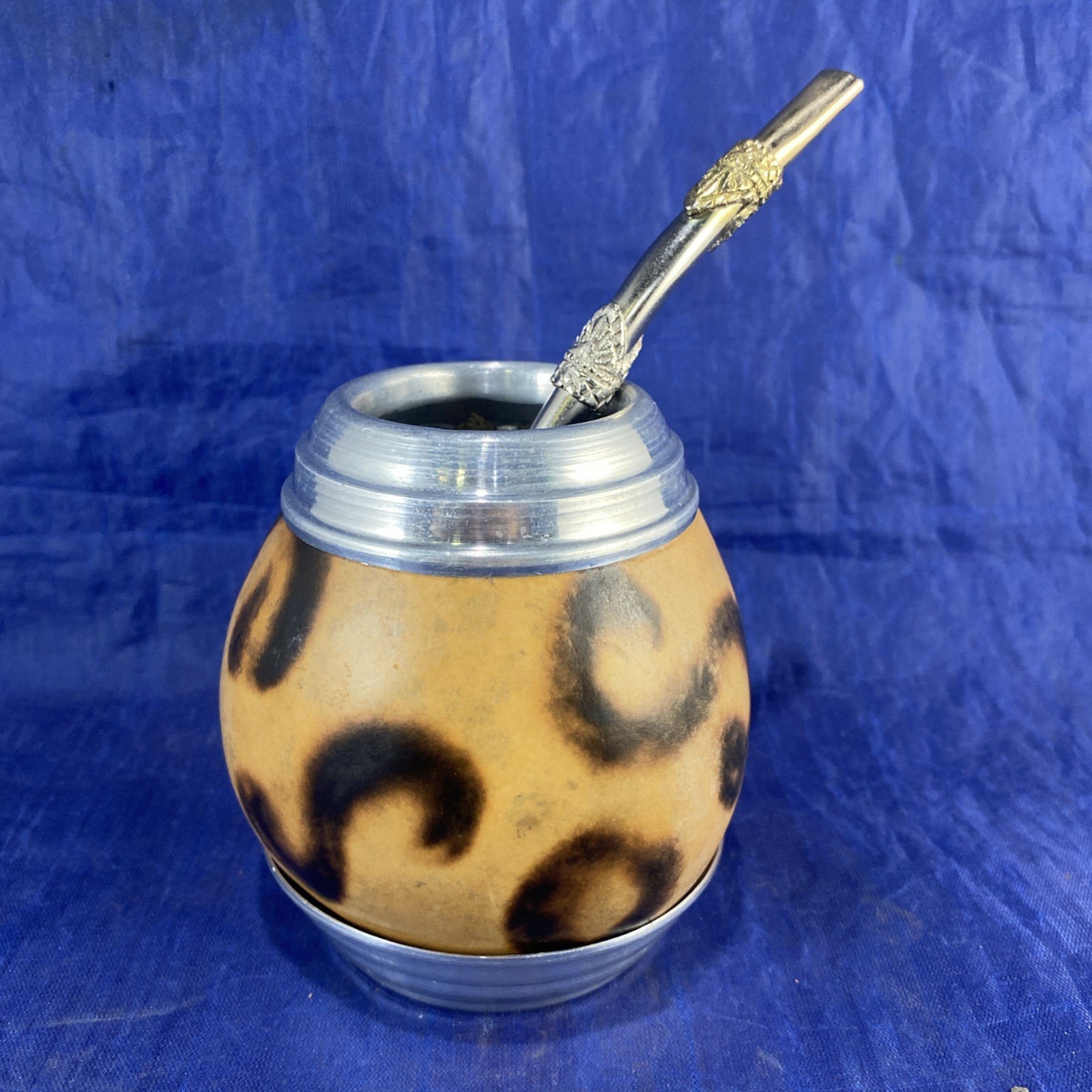 MATE & BOMBILLA ARGENTINA Mate Calabaza Gourd Cup And Stirrer