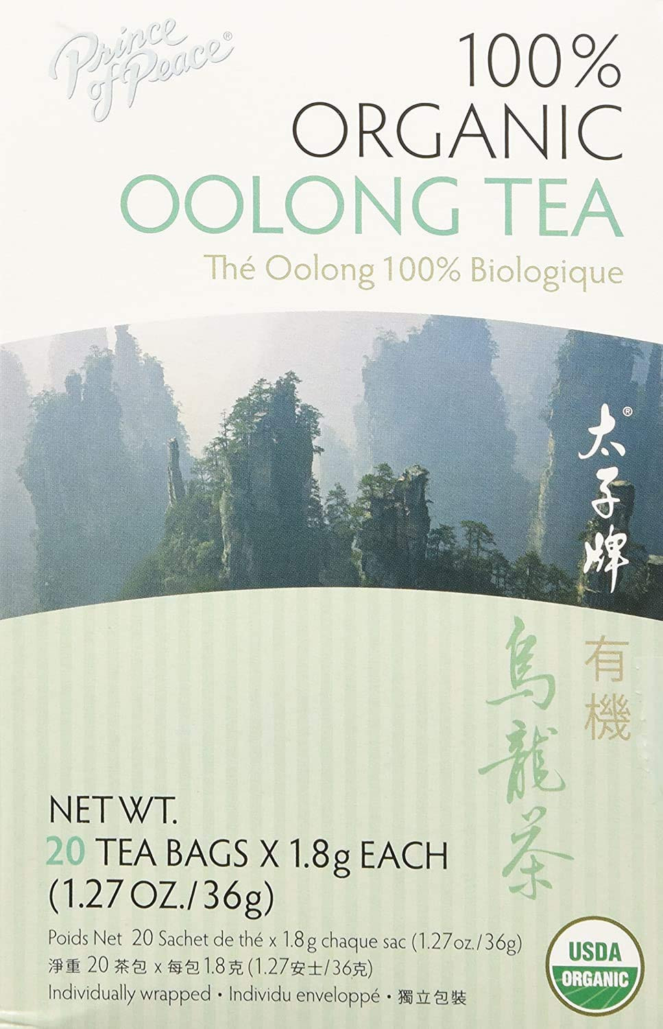 Organic Oolong Tea, 20 Tea Bags – 100% Organic Black Tea