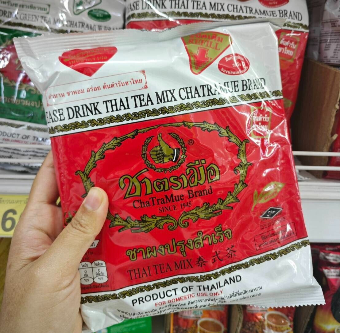 Thai Tea Mix (Original) Bag 400 g | Cha Tra Mue Brand Thailand Tea