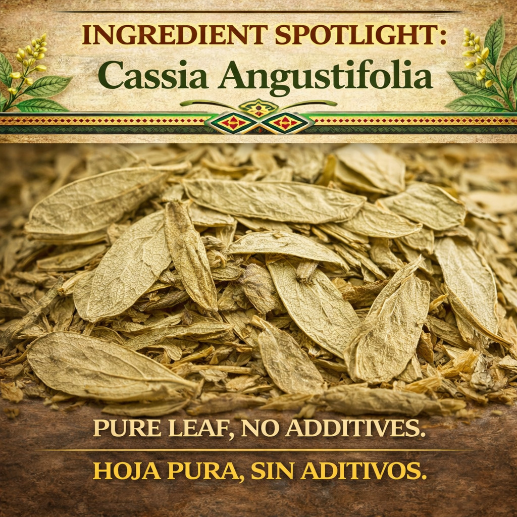 Hoja de Sen Té (Senna Leaf Tea Natural) Net Wt. 4 oz (113g) – 100% Natural,Vegan