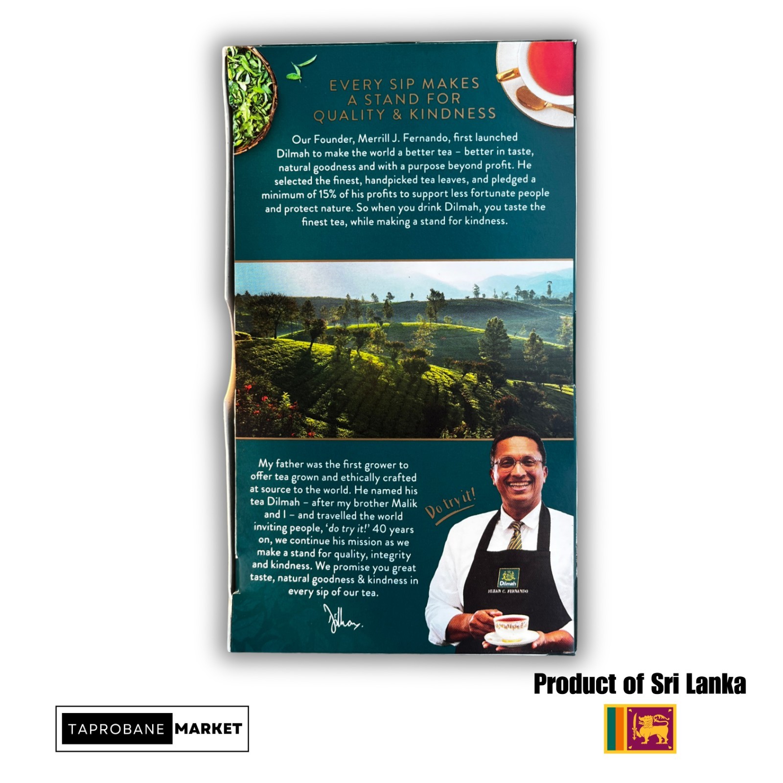 Pure Ceylon Tea 100% Authentic Sri Lankan Black Tea Premium Quality Fresh Leaves