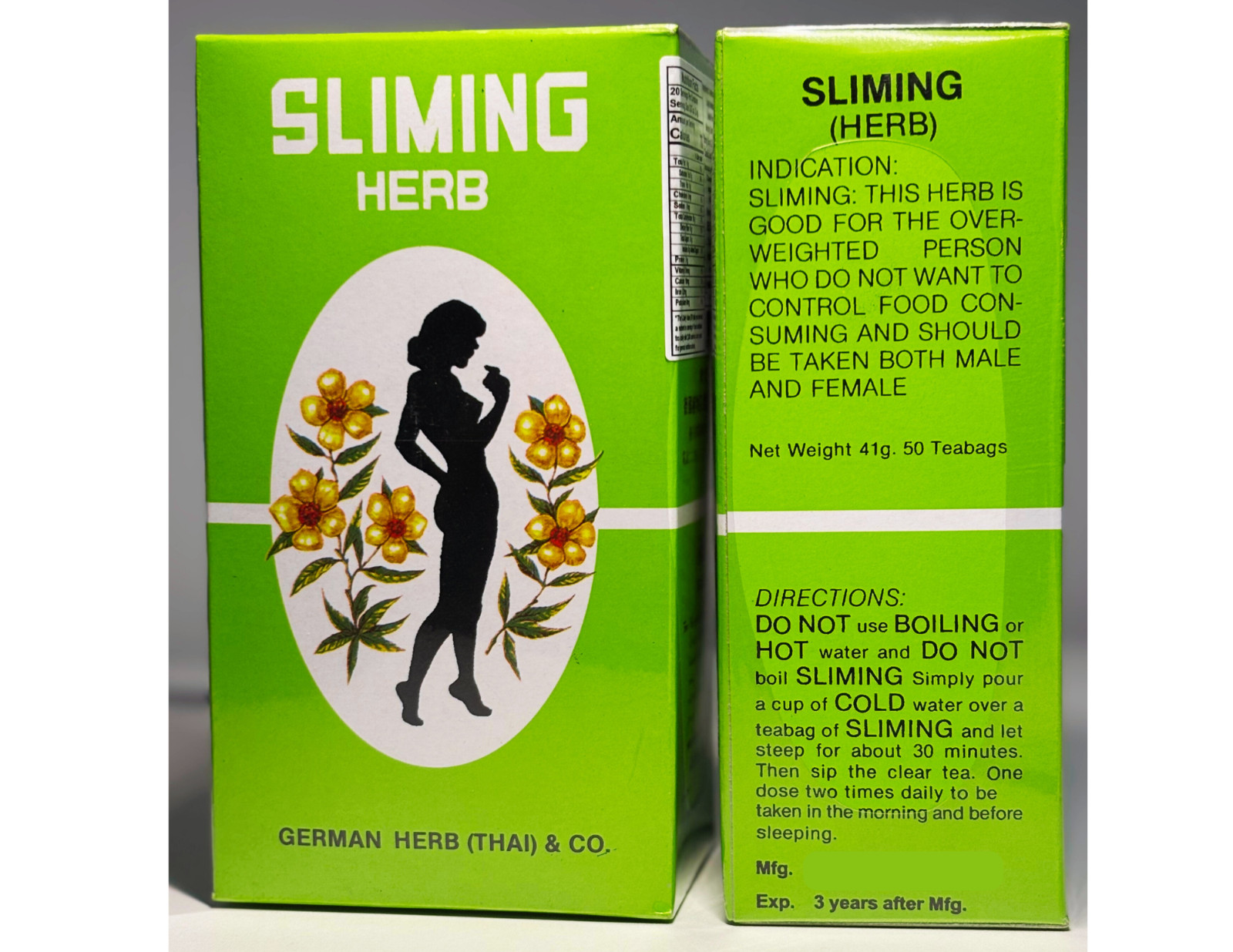 2 Boxes of German Herb Sliming Herb/Slimming Tea/Thai Herbal Detox/Herbal Tea