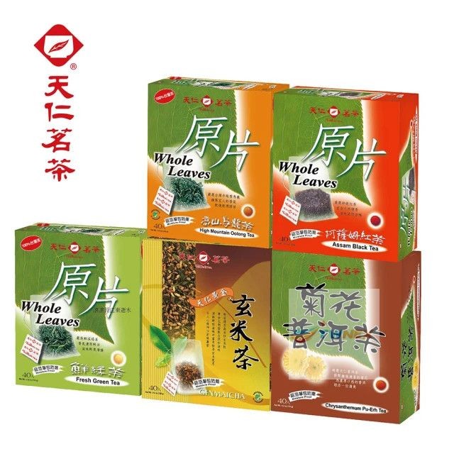 Ten Ren Tea Bags 40ct Whole Leaf Tea Taiwan Oolong Green Assam (Choose Flavor)