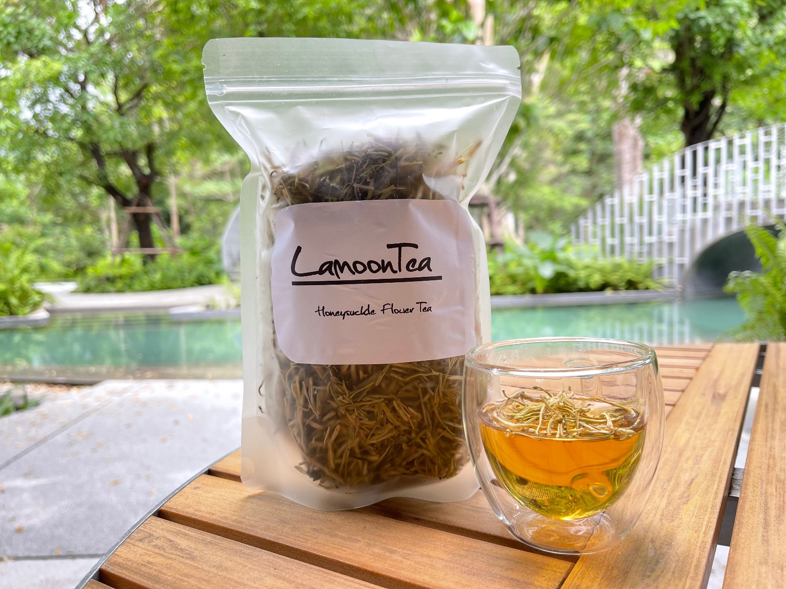 HoneySuckle Flower Dried Herb Herbal Powder Tea Stamen Pollen | LAMOON TEA