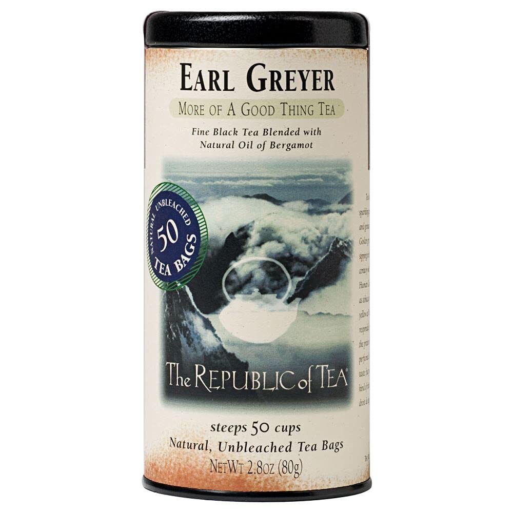 Earl Grey Tea 50 Count Premium Black Tea with Natural Bergamot Oil
