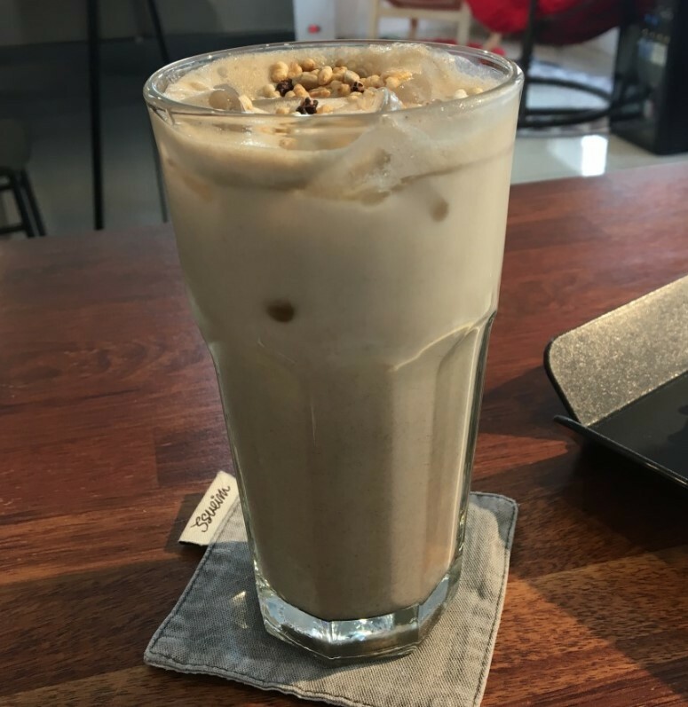 Late powder Soy Latte Meal Shake grain power Dried ground grain DONGIL (900g)