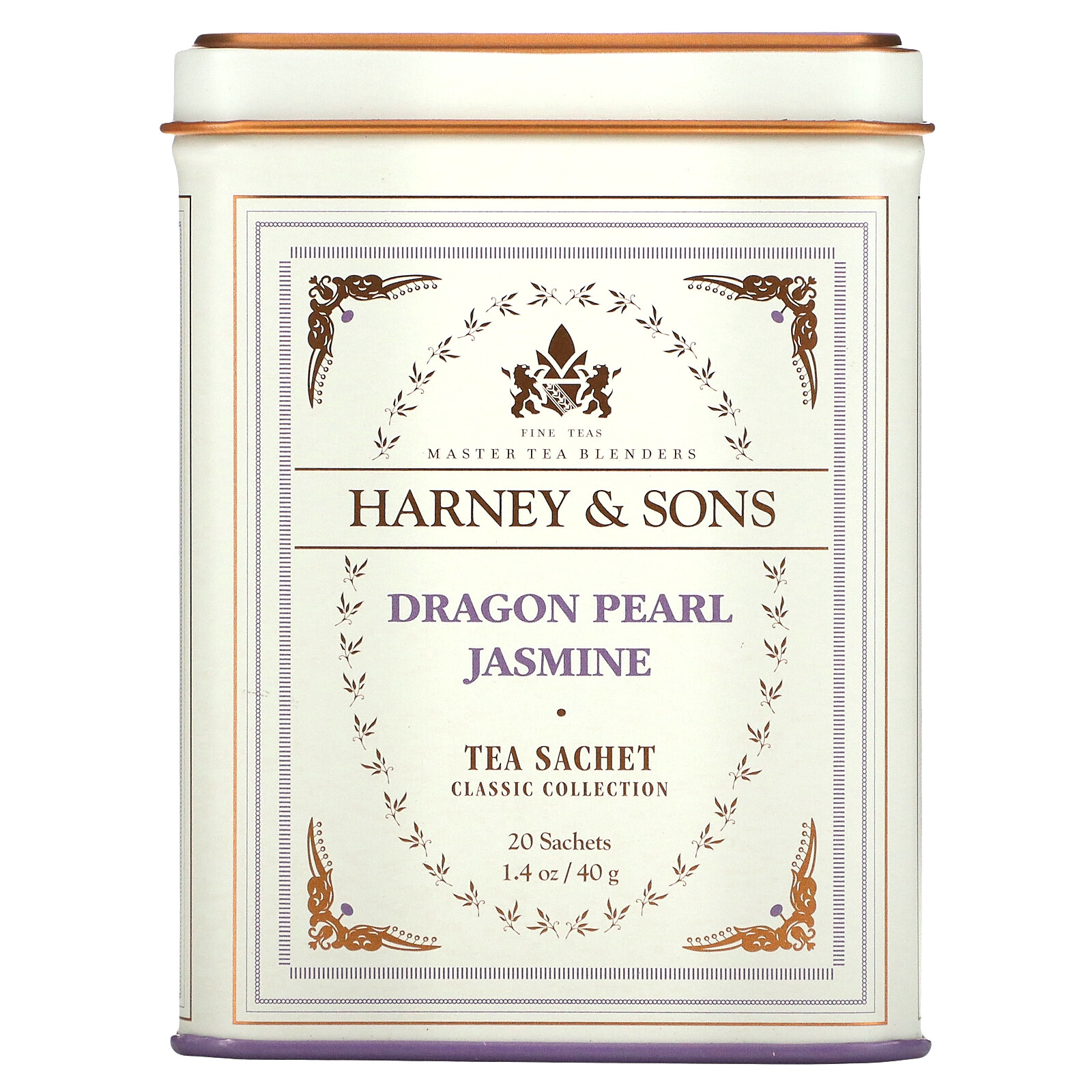Harney Sons Dragon Pearl Jasmine 20 Tea Sachets 1 4 oz 40 g Kosher