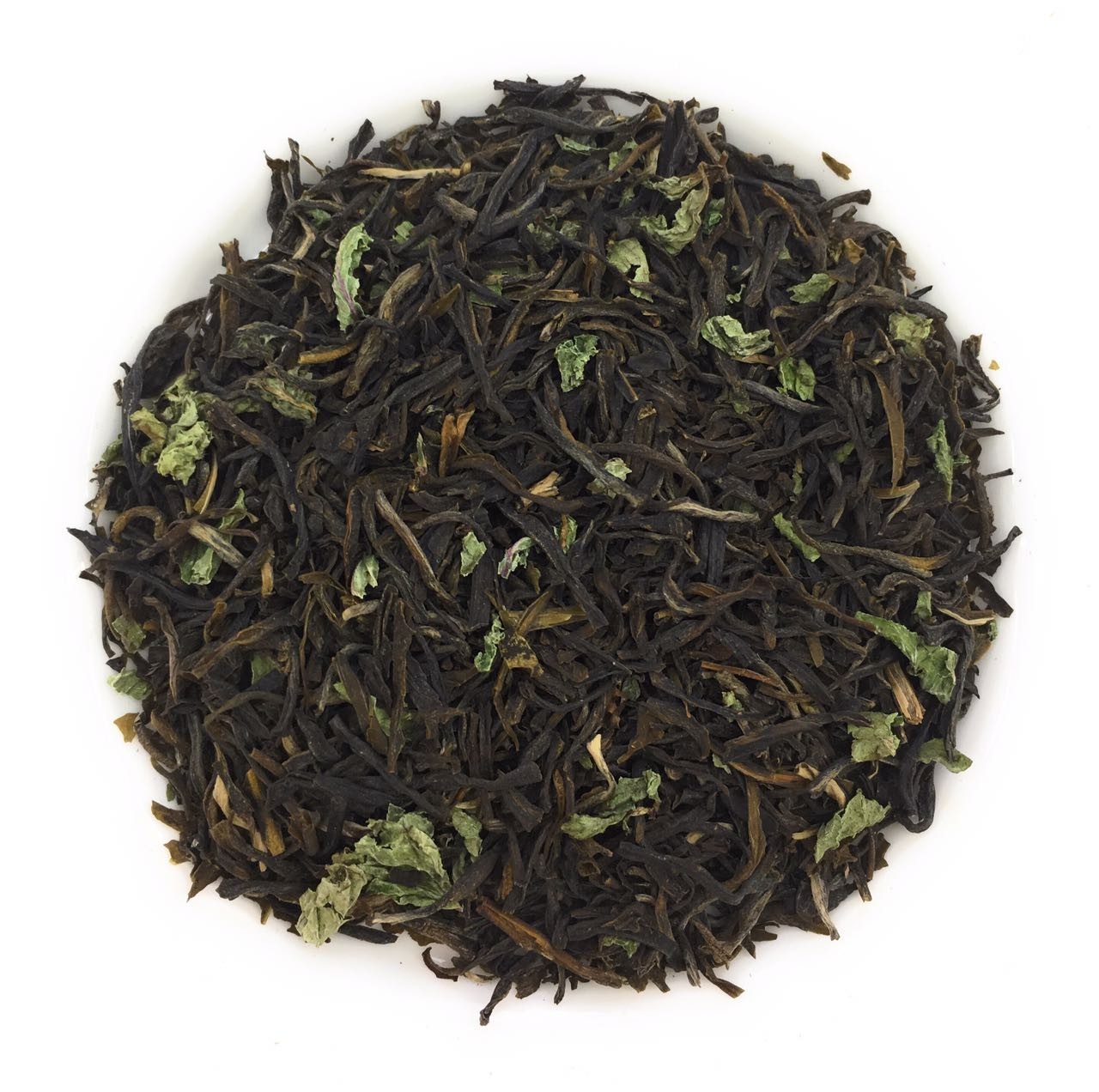 Premium Indian Mint Green Tea Loose Leaf Aromatic Detox Wellness Blend