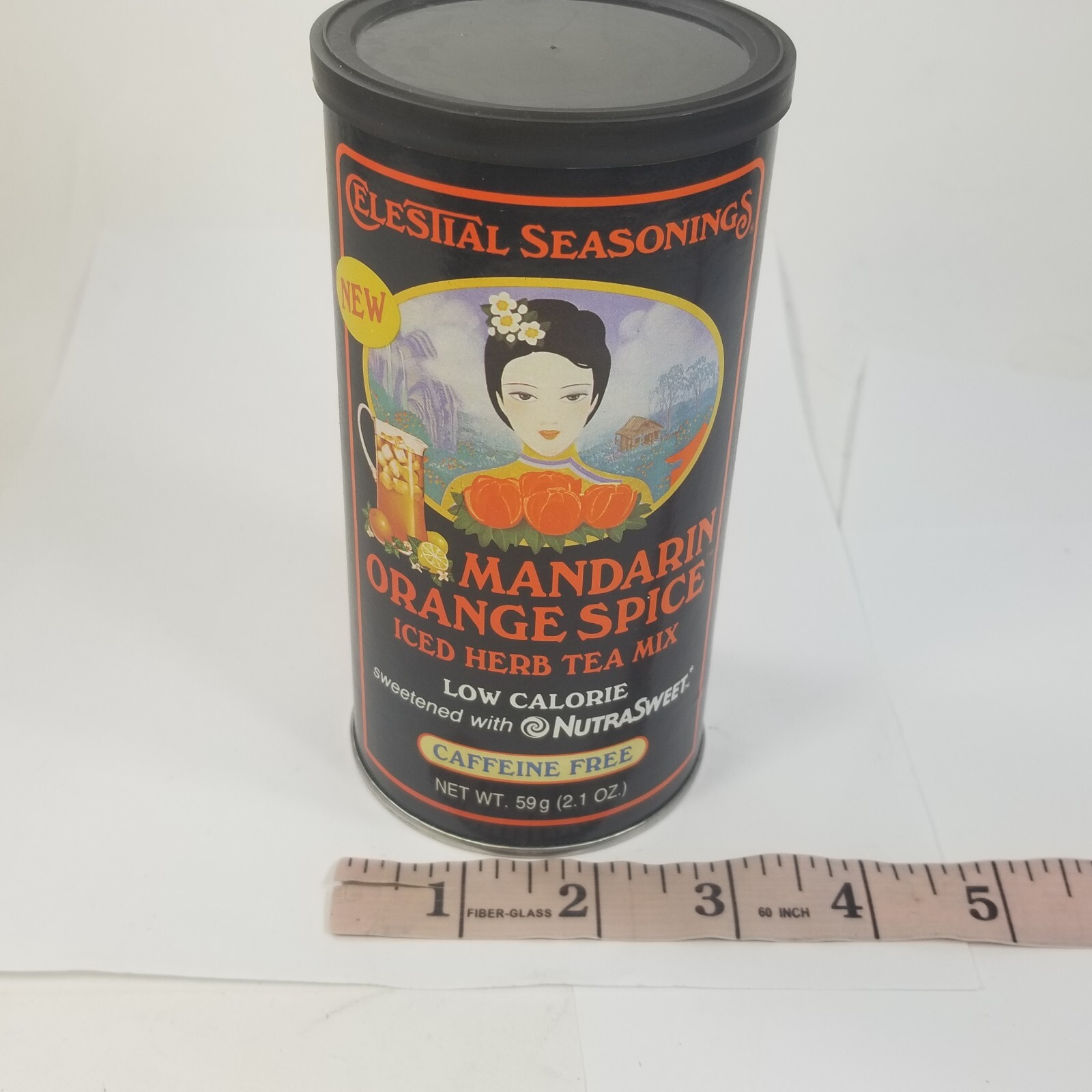 Vintage Celestial Seasonings Mandarin Orange Spice Iced Herb Tea Mix 1984 1980s